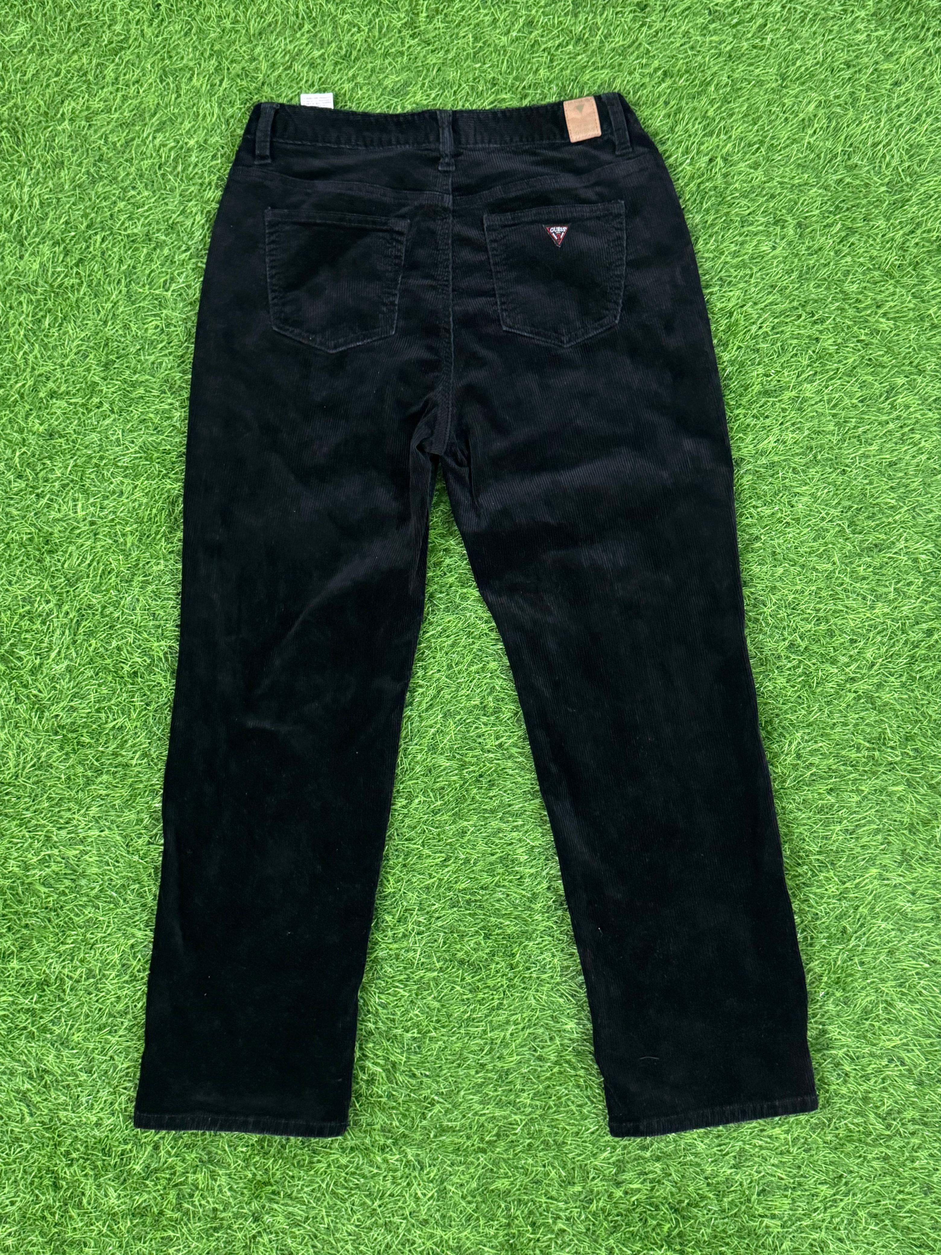 Guess Black Corduroy Pants – Waist 27 (Length 36")