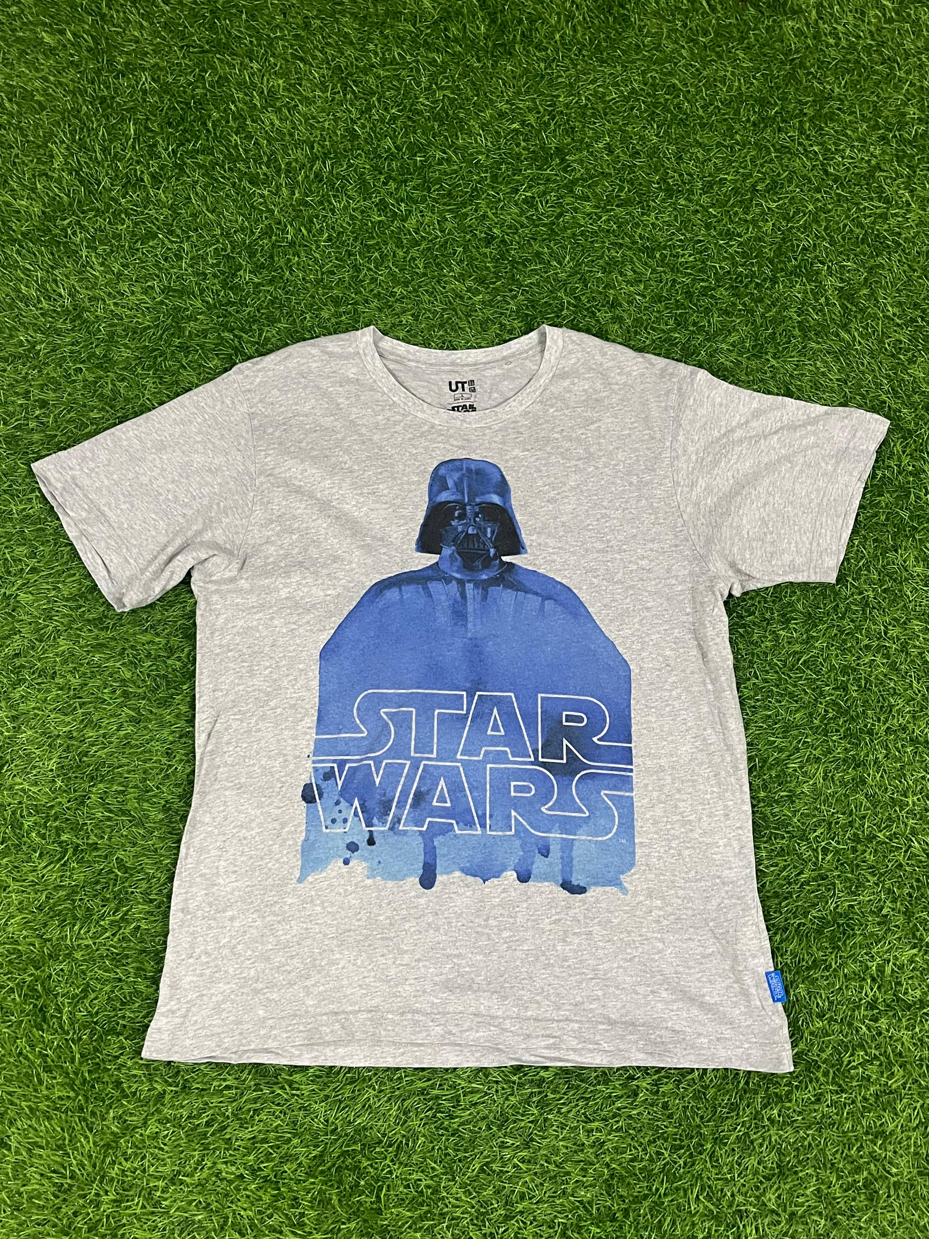Star Wars x Uniqlo Darth Vader Graphic Tee – Grey (L)