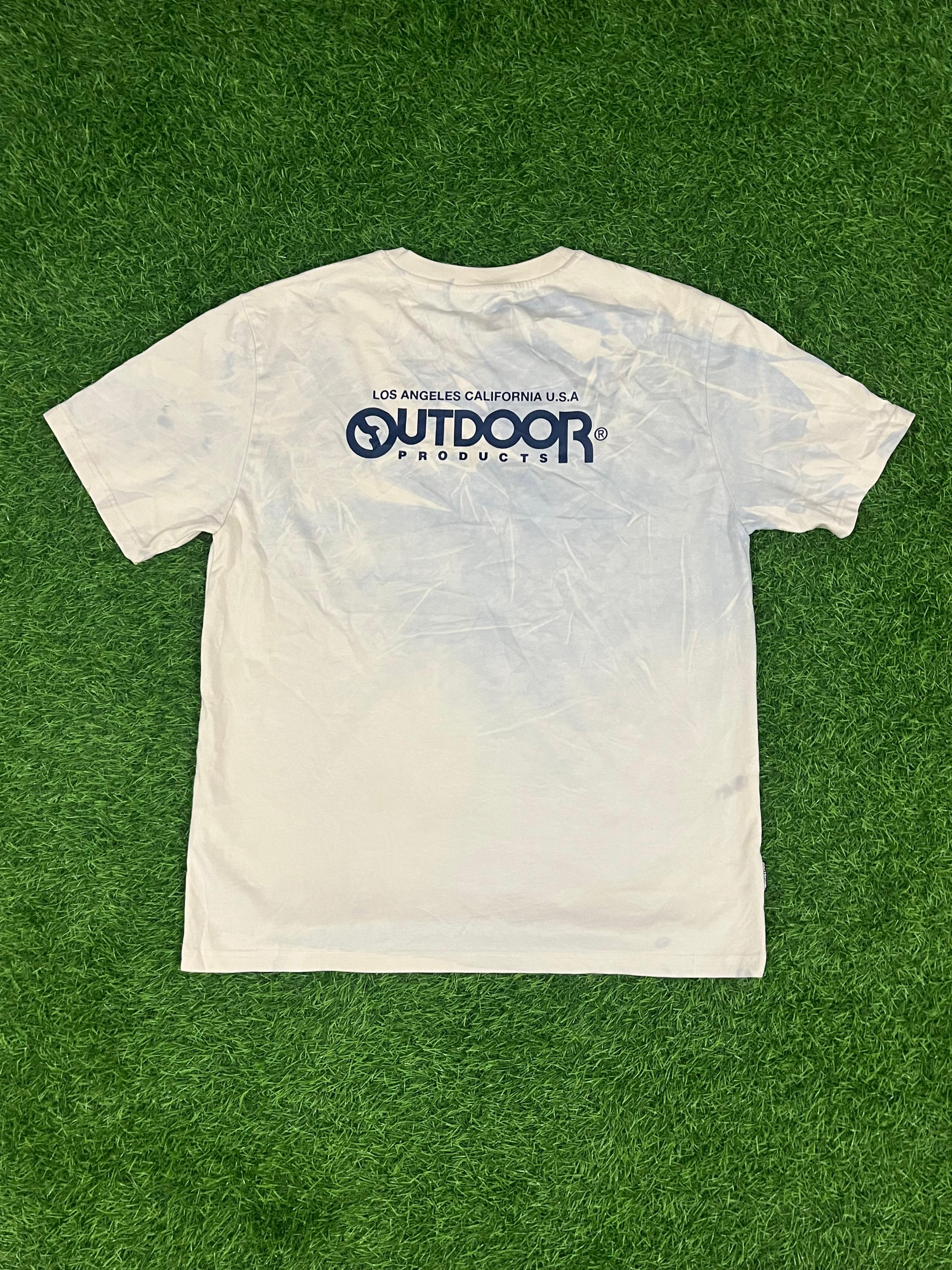 Outdoor Products Pocket Logo Tee – Beige (1973 Heritage Edition | XL Fit)