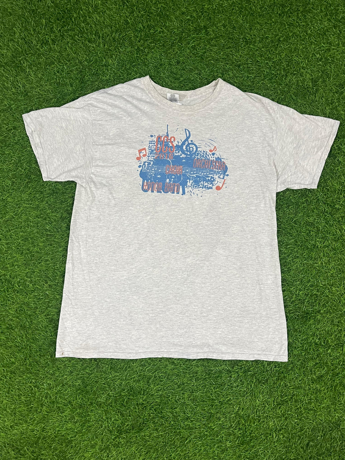 2016 CCS Choir & Orchestra Honor Band Tee – Grey (Oversized Vintage Gildan)