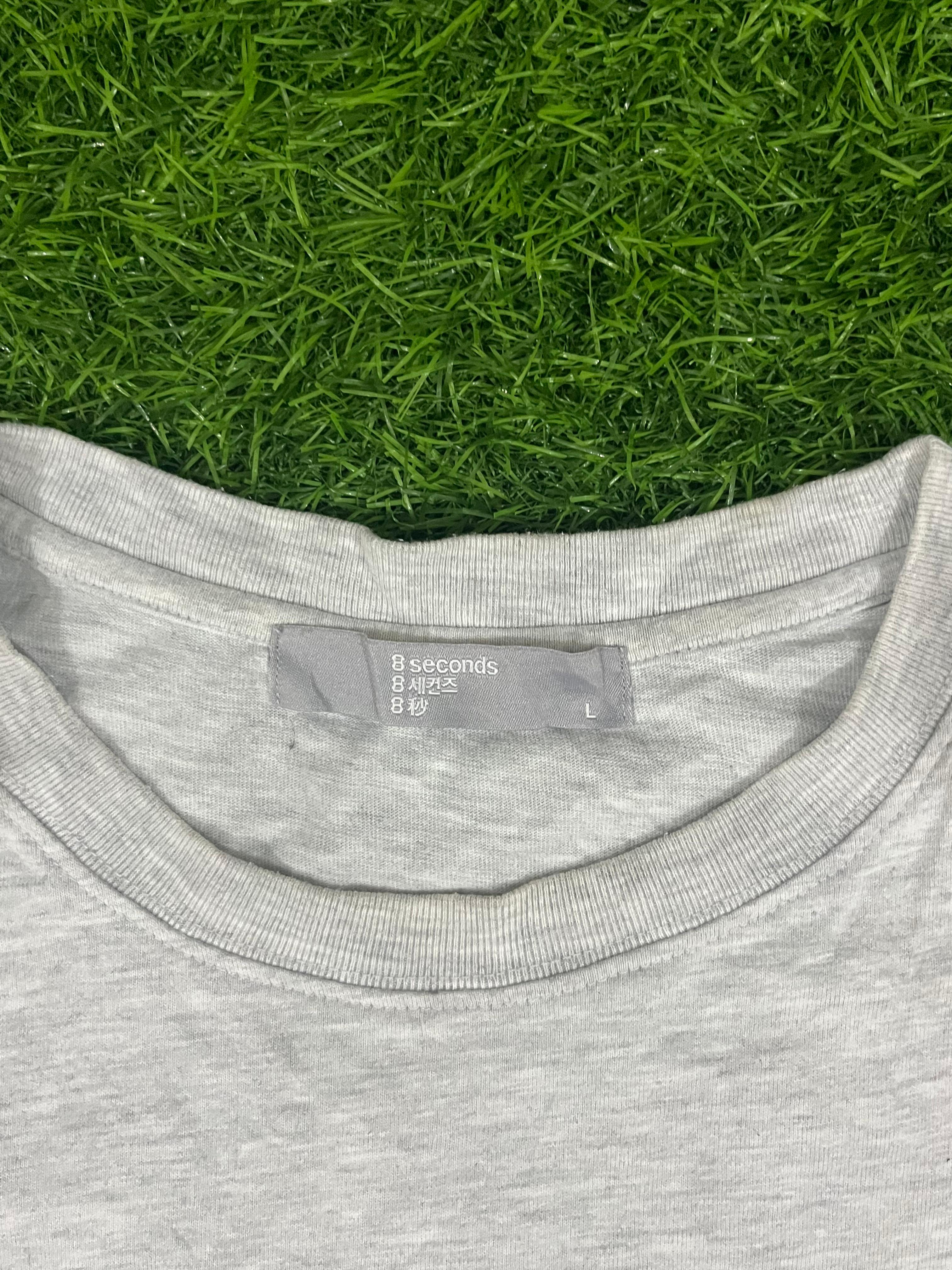 Grey Graphic Camping T-Shirt – 8 Seconds
