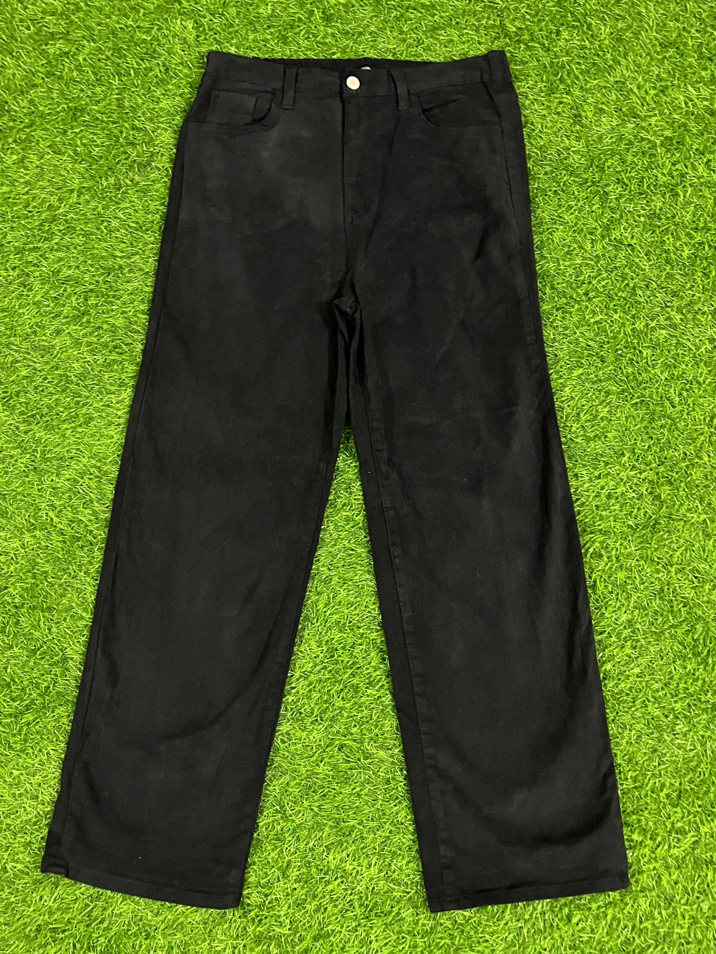 66Girls Black Straight Fit Jeans – XL | Classic High-Rise Denim