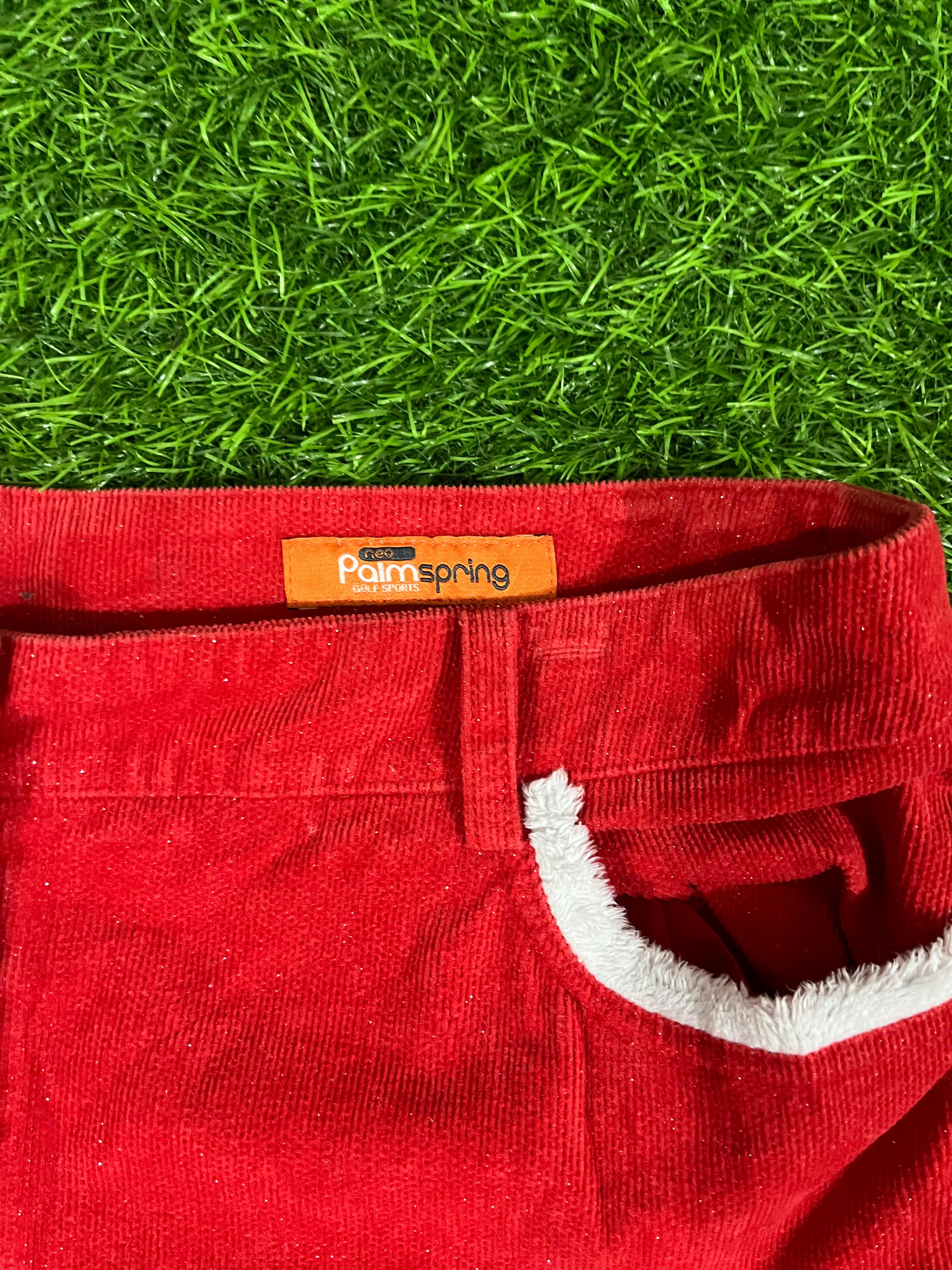 Neo Palm Spring Red Corduroy Pants – Size 16.5W x 39L
