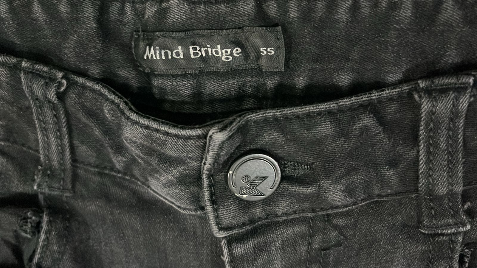 Mind Bridge Black Jeans