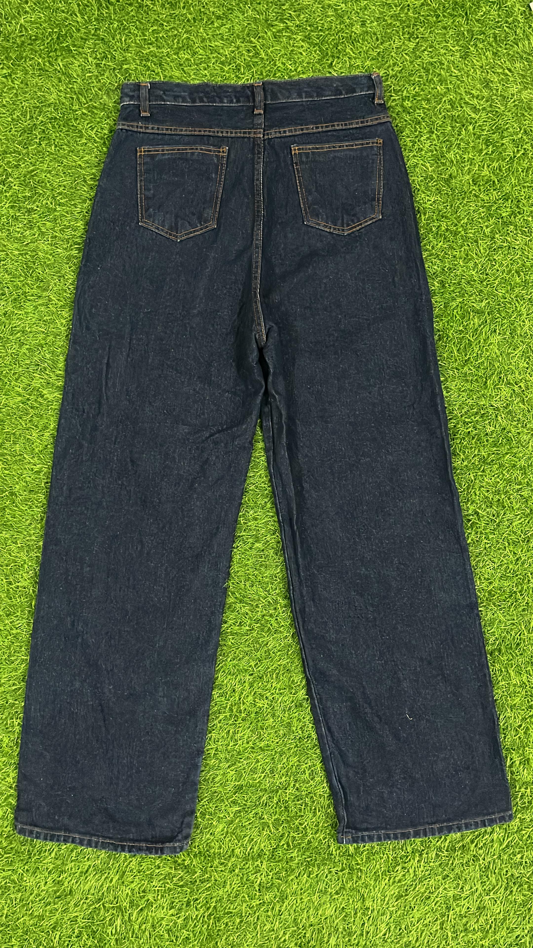 Classic Deep Blue Straight Fit Denim Jeans