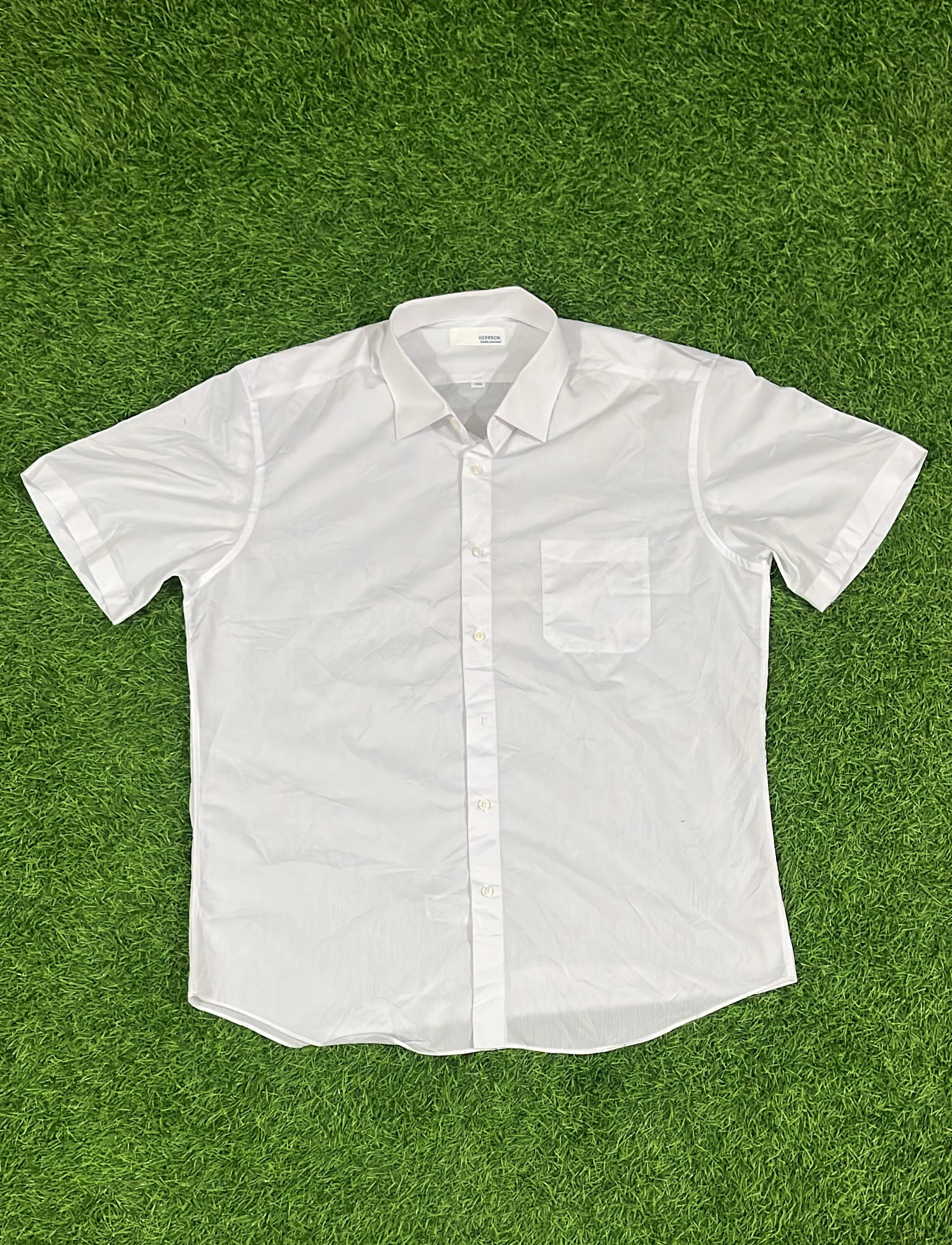 Herrbon Classic White Short-Sleeve Shirt – Regular Fit