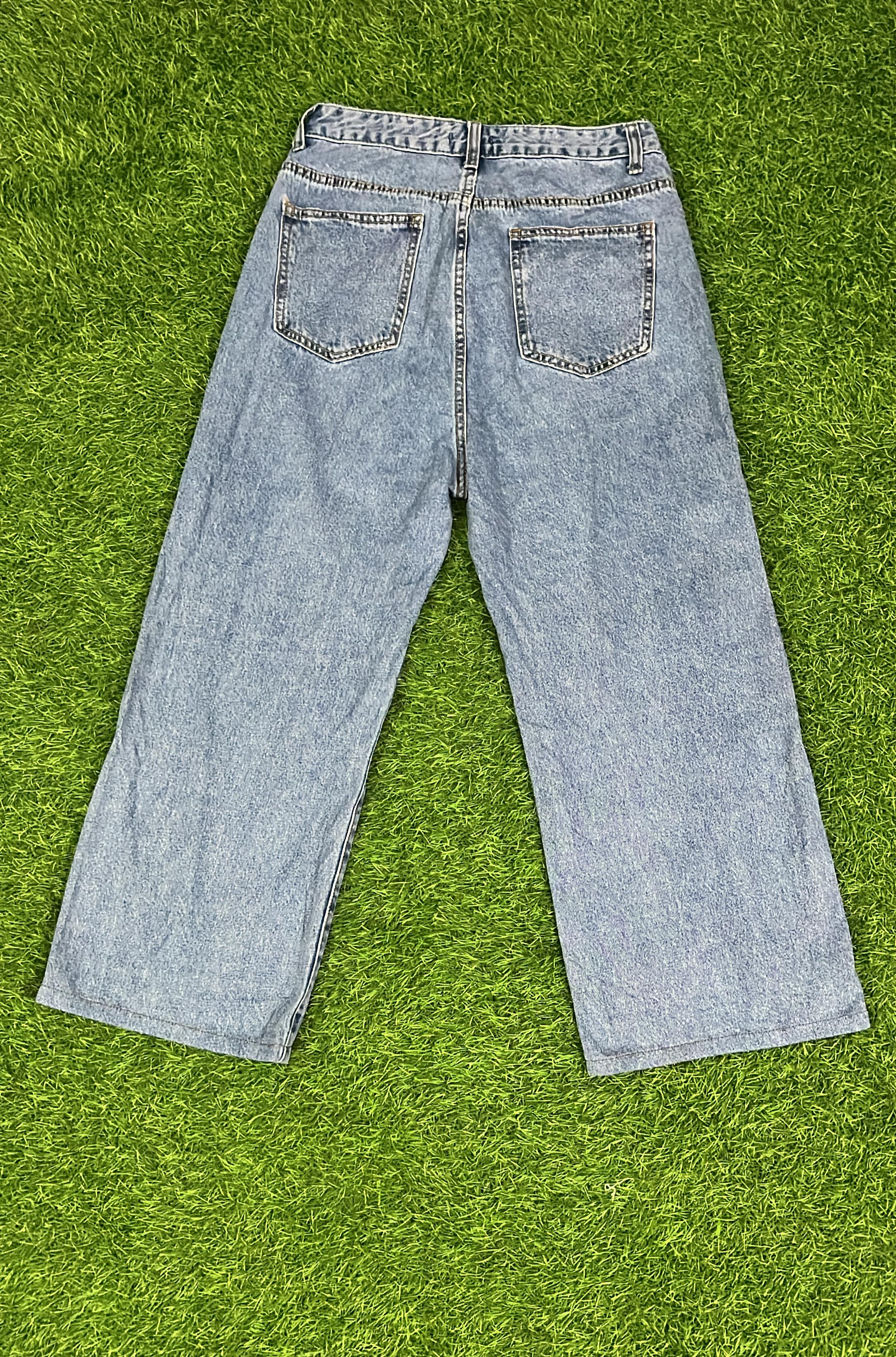 Monologue Vintage Light Blue High-Waist Jeans – Straight Fit