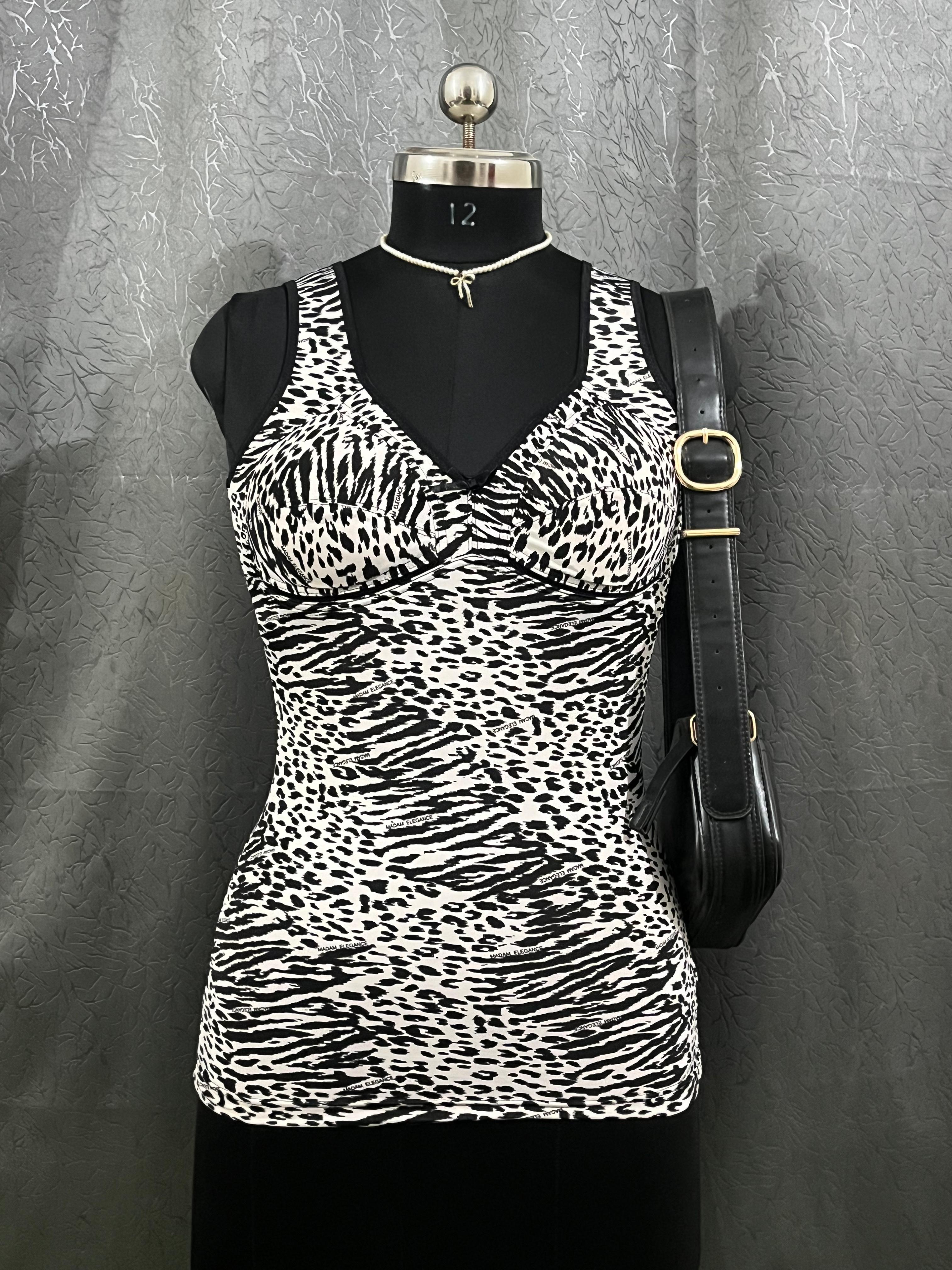 Women’s Animal Print Tank Top – XL