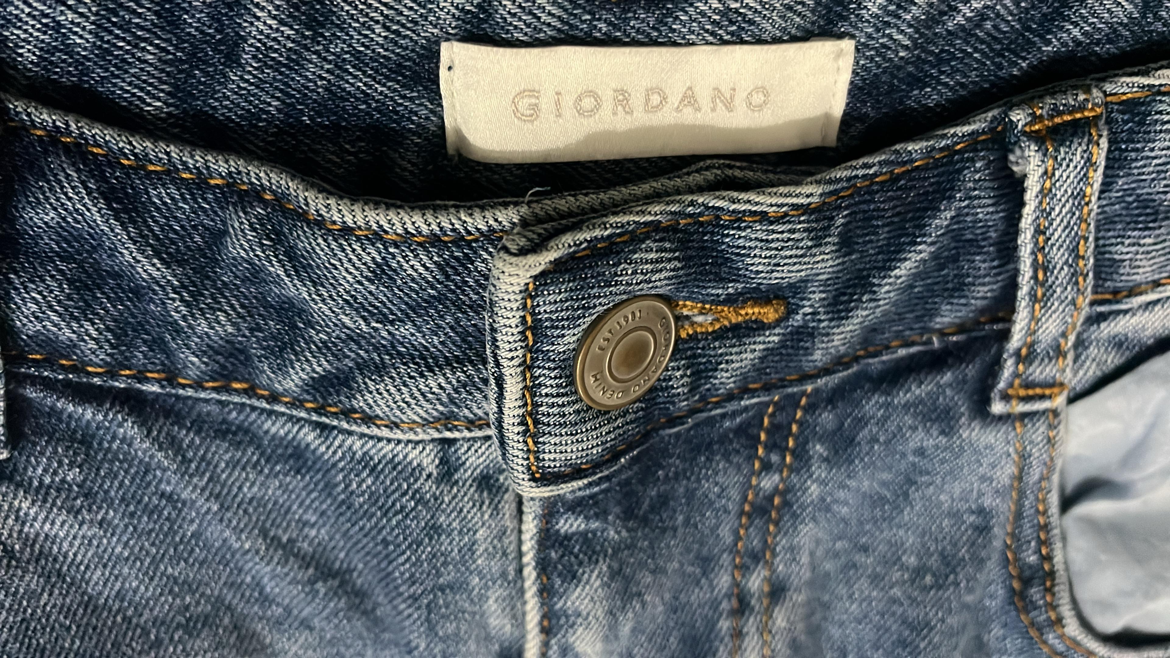 Vintage Giordano Blue Denim Jeans – Straight Fit
