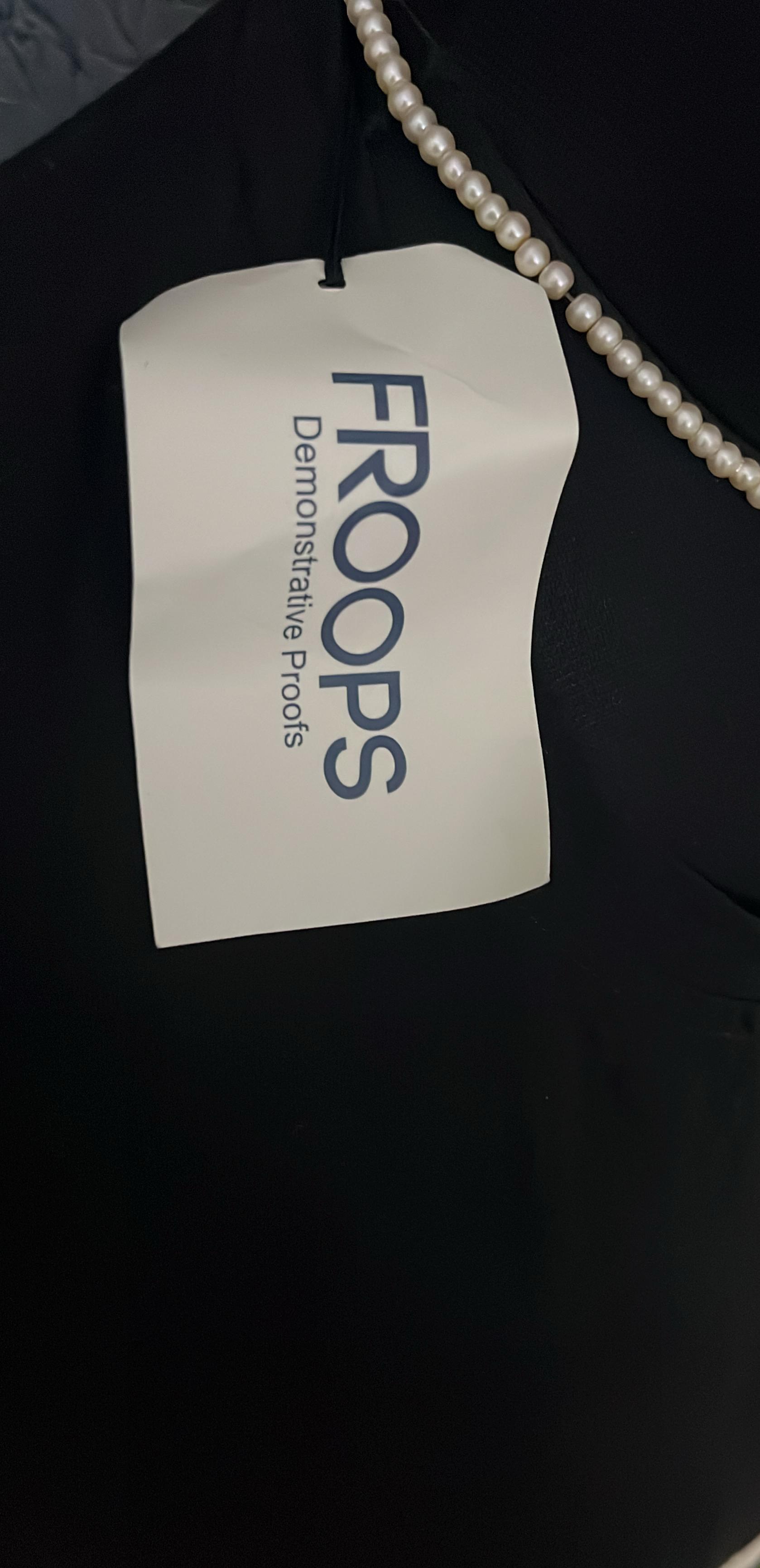 FROOPS Black Flowy Dress – Size XL