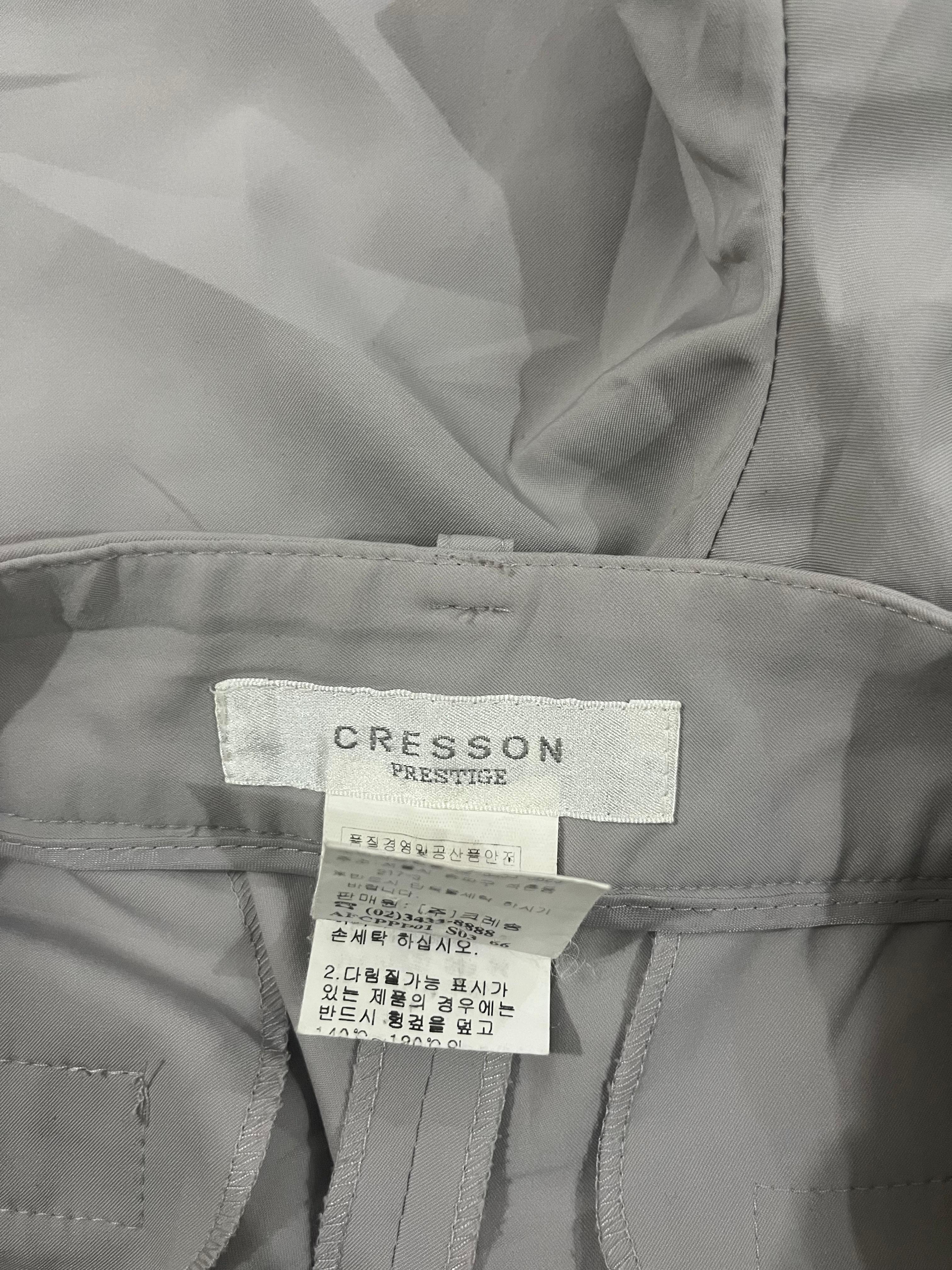 Cresson Prestige Light Grey Formal Pants (Men’s | Size L)
