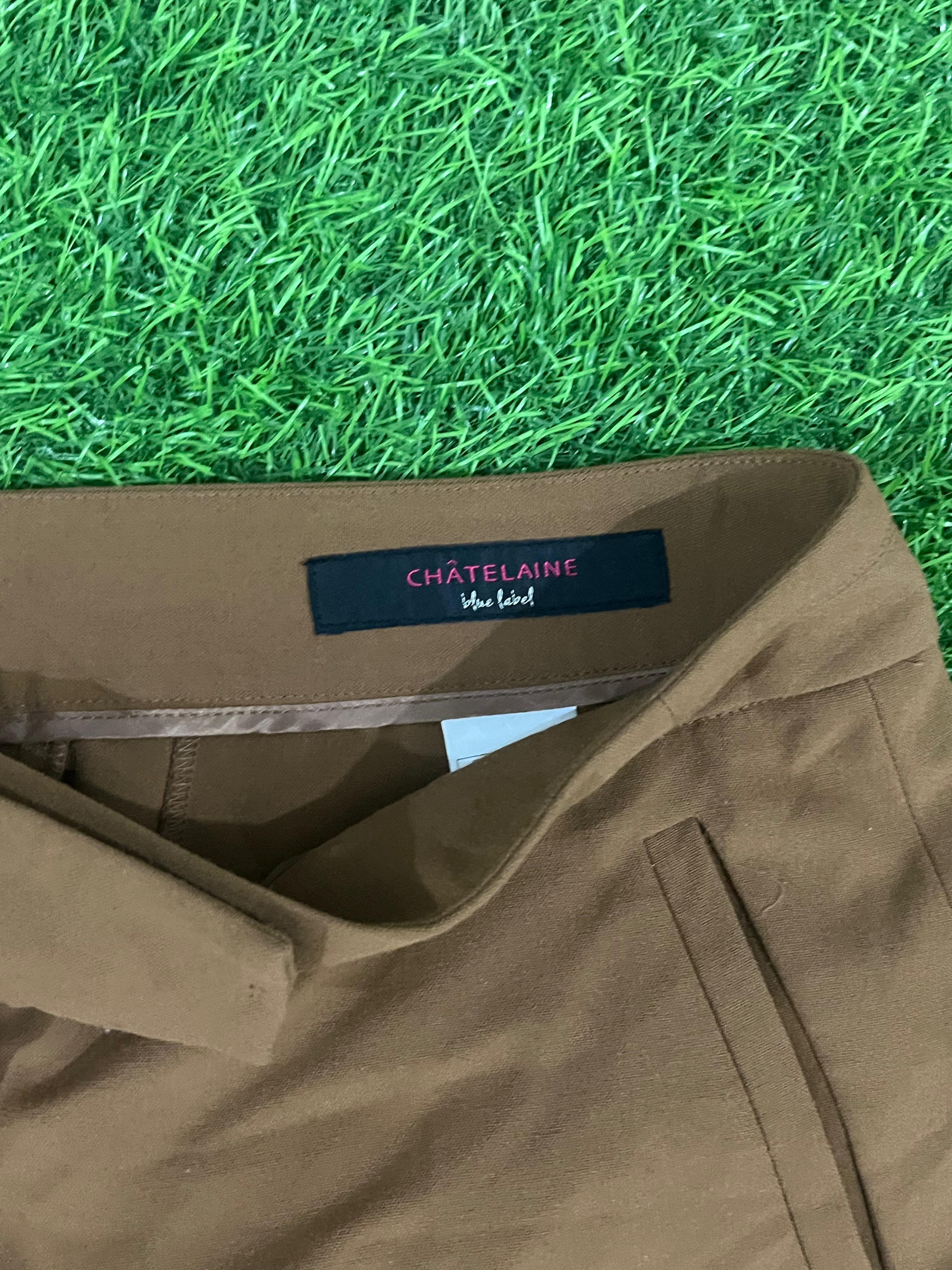 Classic Brown Straight-Fit Trousers (Unisex | Size M/L)