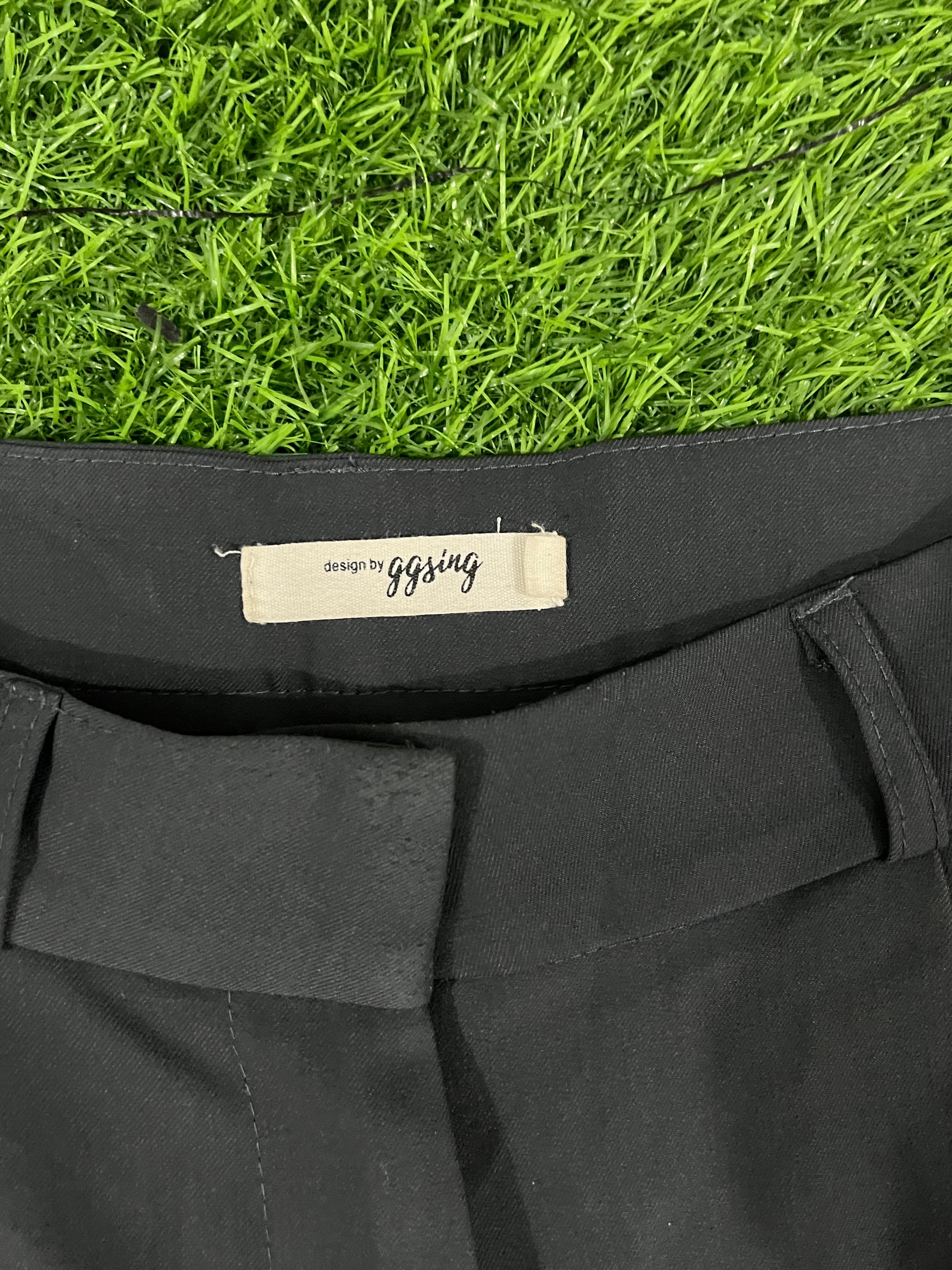 Design by GGSING Wide-Leg Black Trousers – Size XL