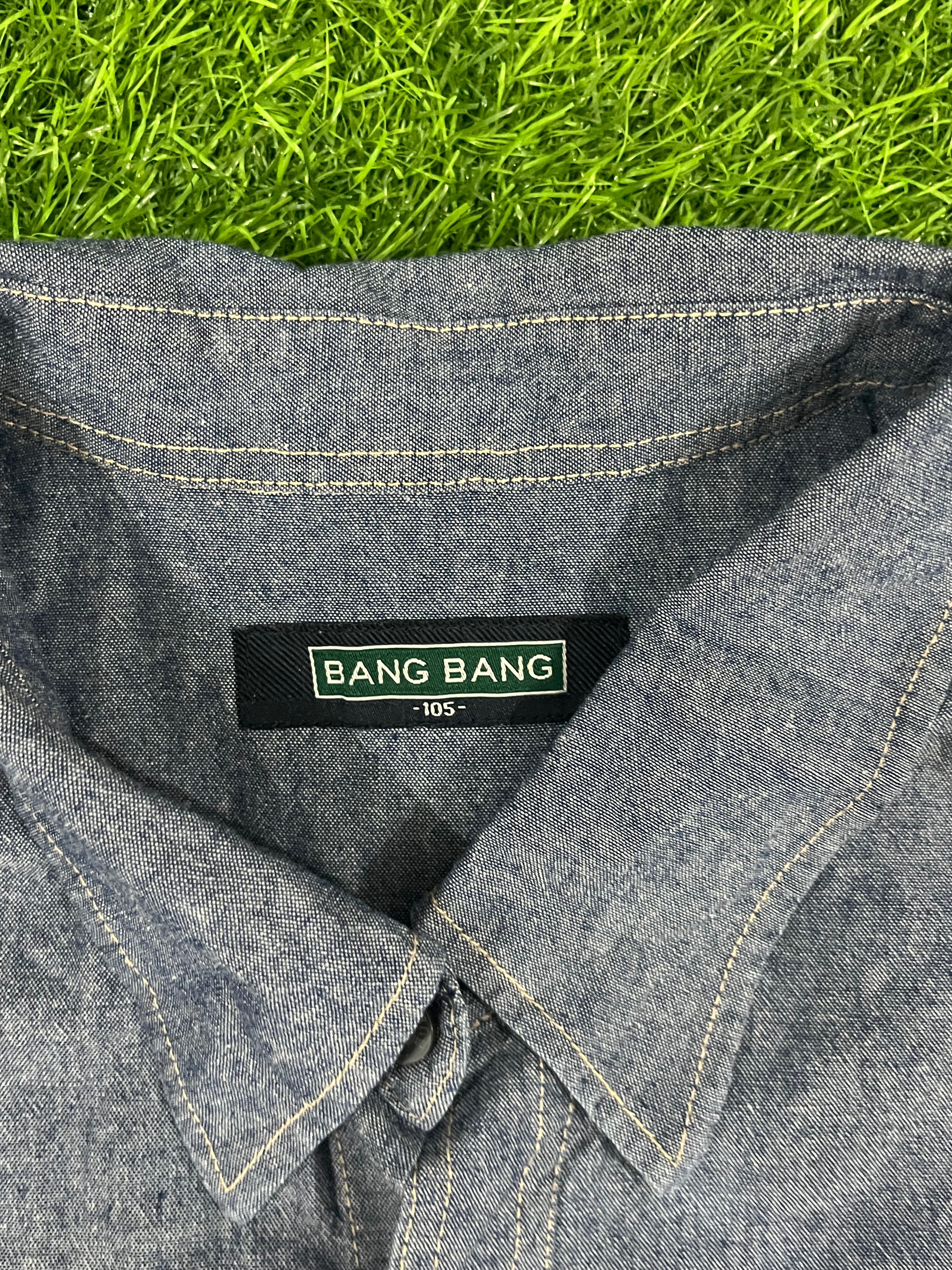 Bang Bang Denim Short Sleeve Shirt – Size XL