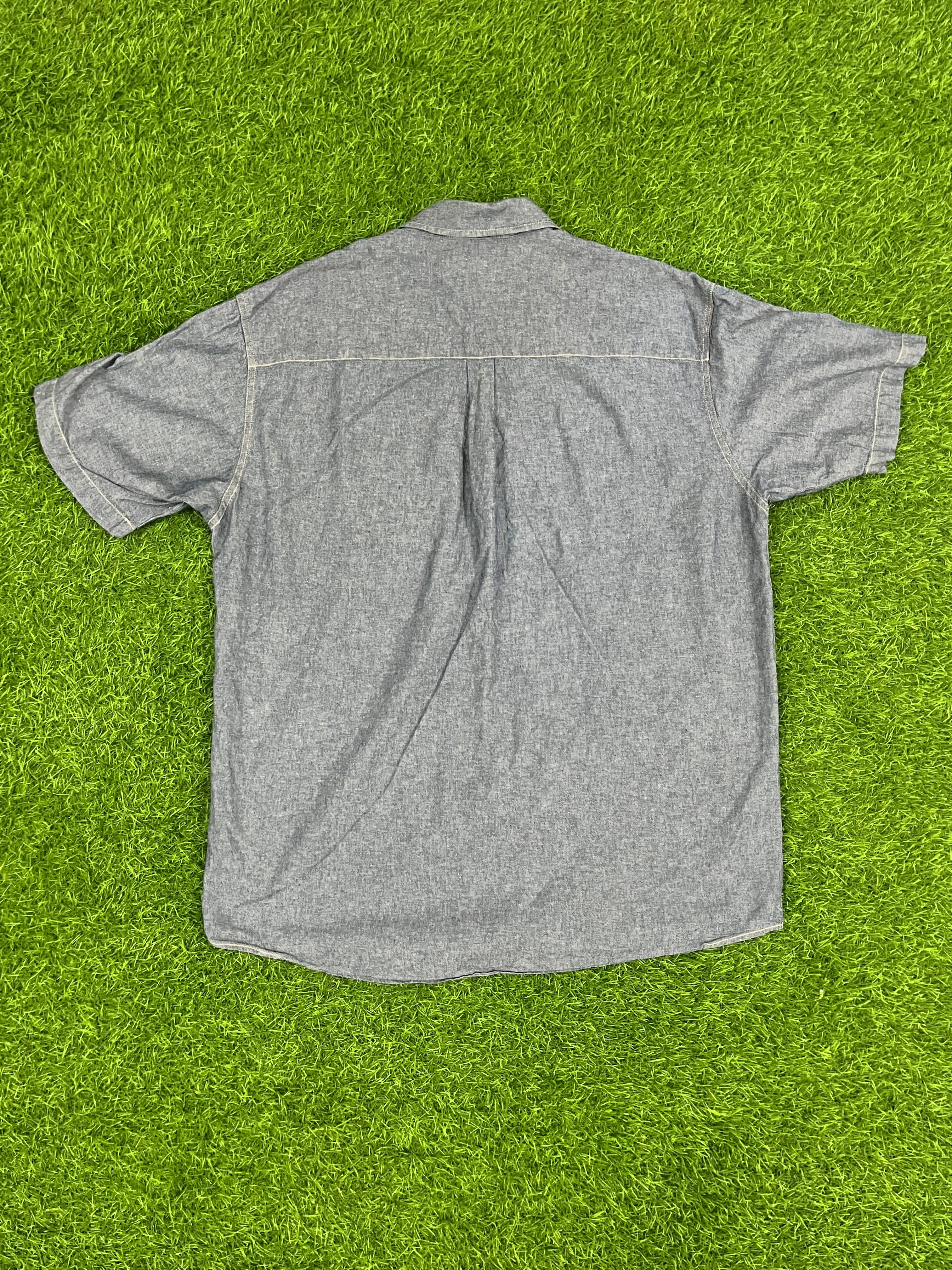 Bang Bang Denim Short Sleeve Shirt – Size XL