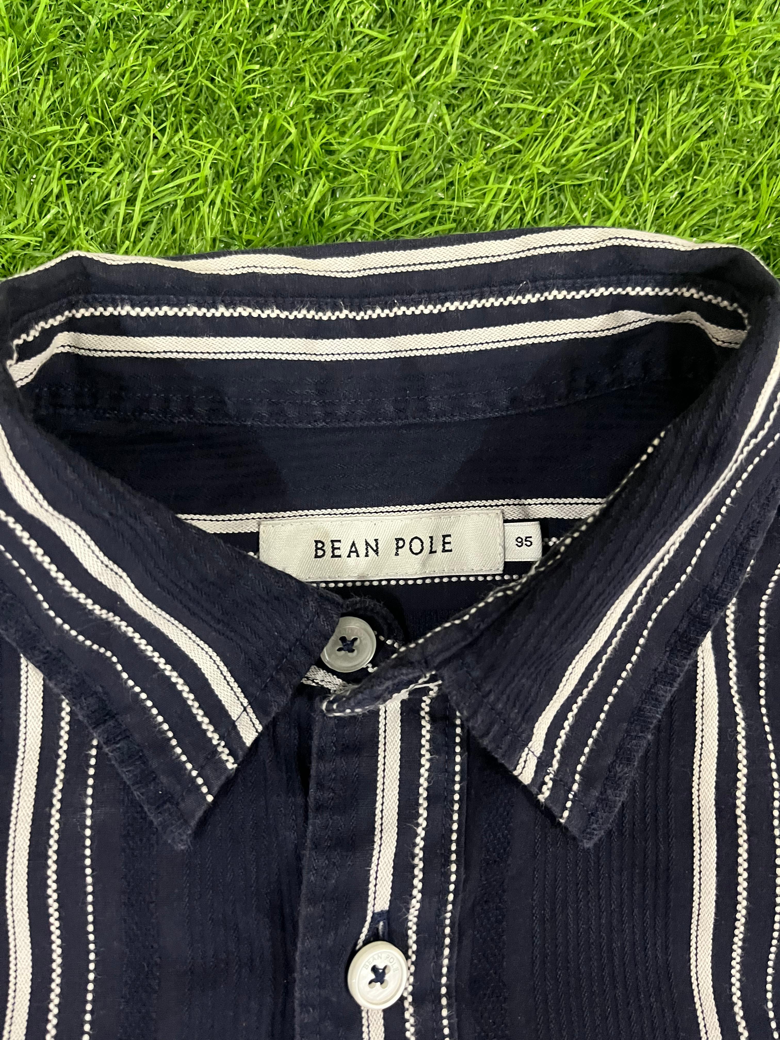 🏷️ Bean Pole Striped Short-Sleeve Shirt – Size 95