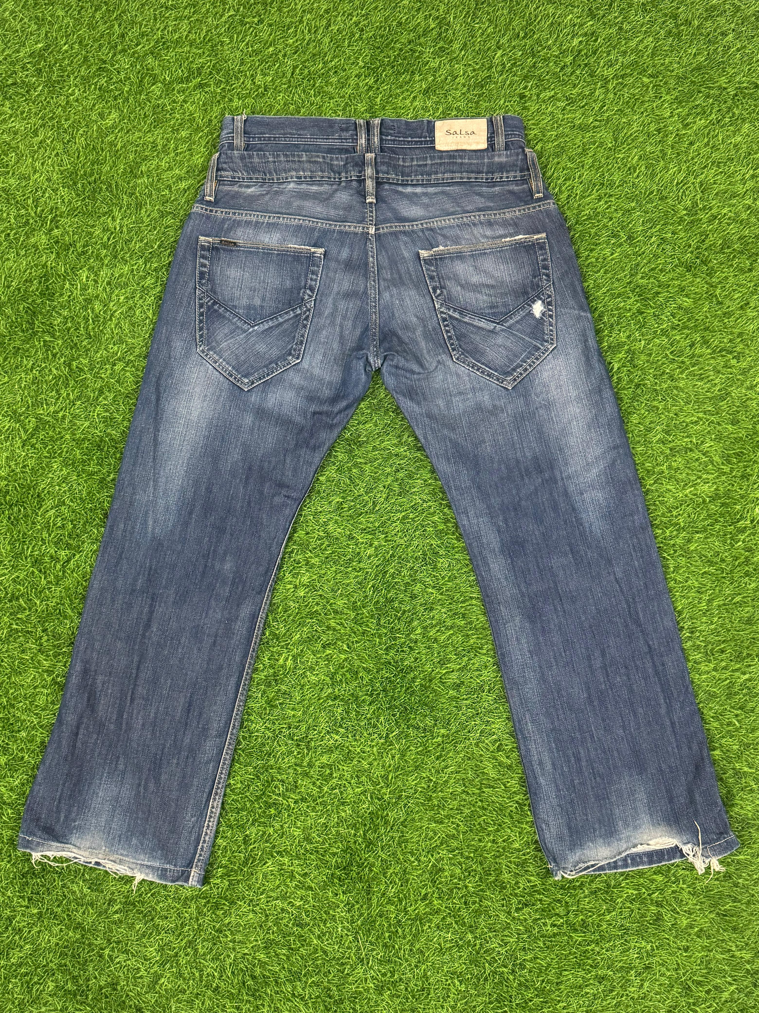 Salsa Jeans Distressed Denim – Vintage Blue – Waist 36 / Length 40