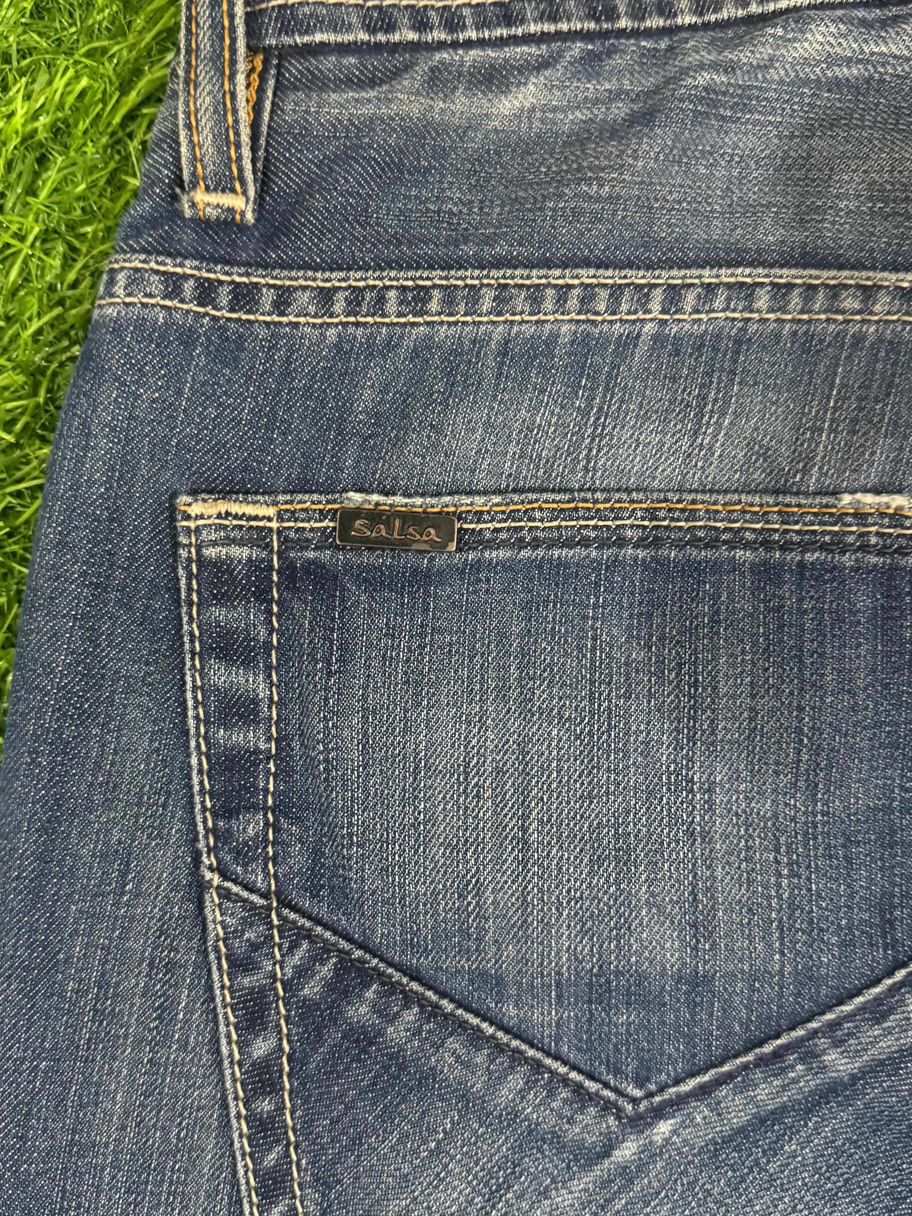 Salsa Jeans Distressed Denim – Vintage Blue – Waist 36 / Length 40