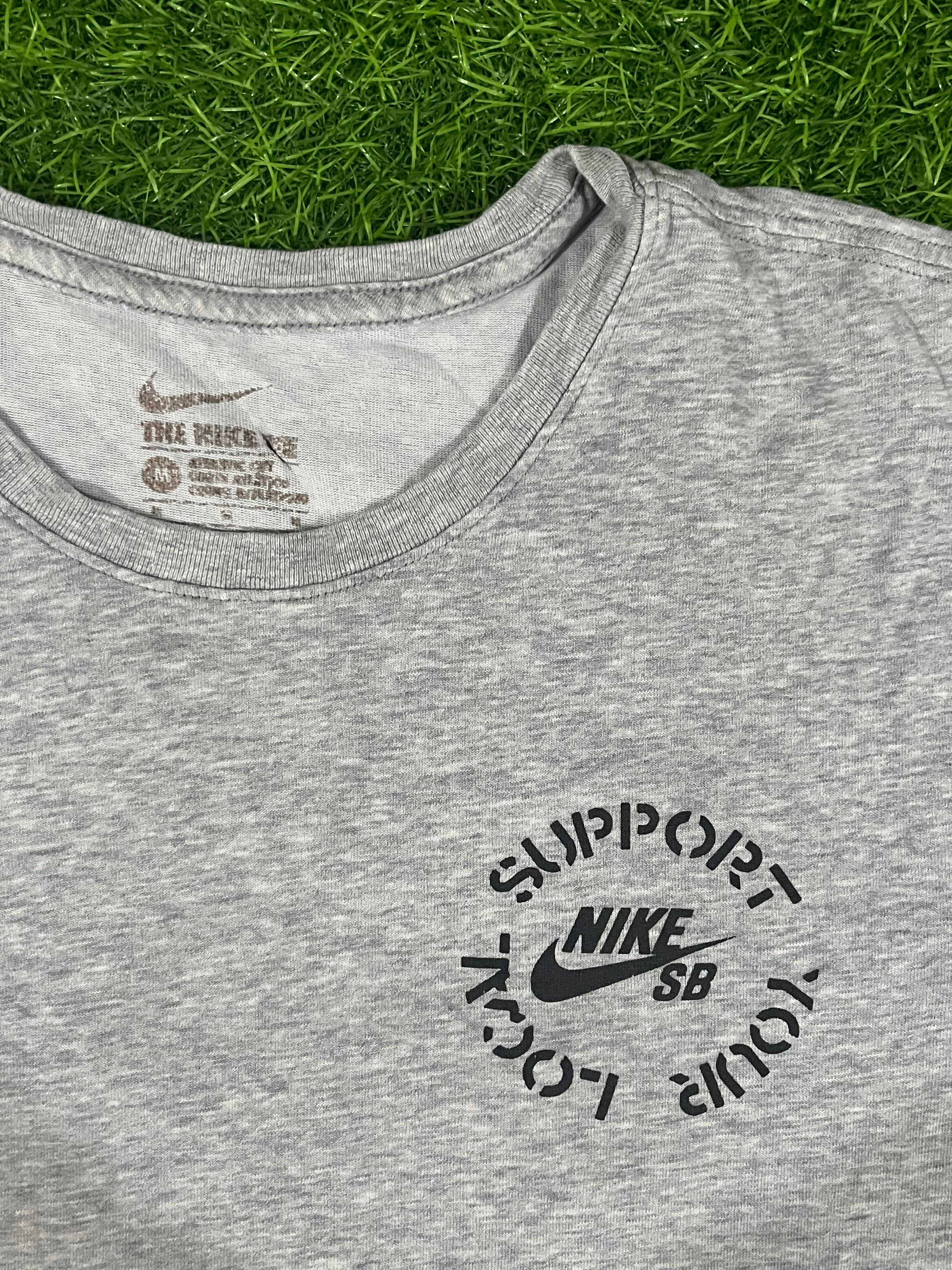 Nike SB Dri-Fit Skateboarding Tee – Grey (Support Your Local Skateshop)