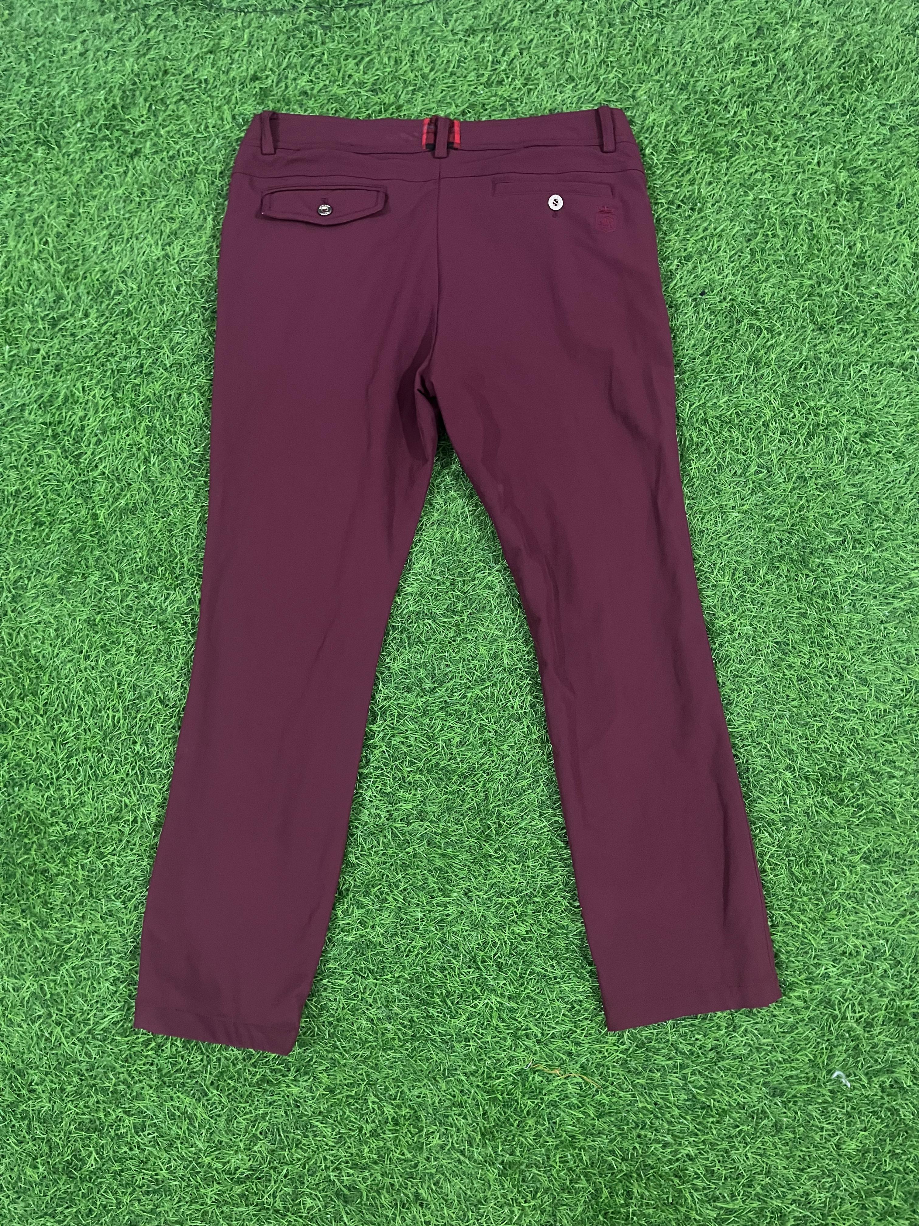 JDX Multisports Slim-Fit Trousers – Maroon