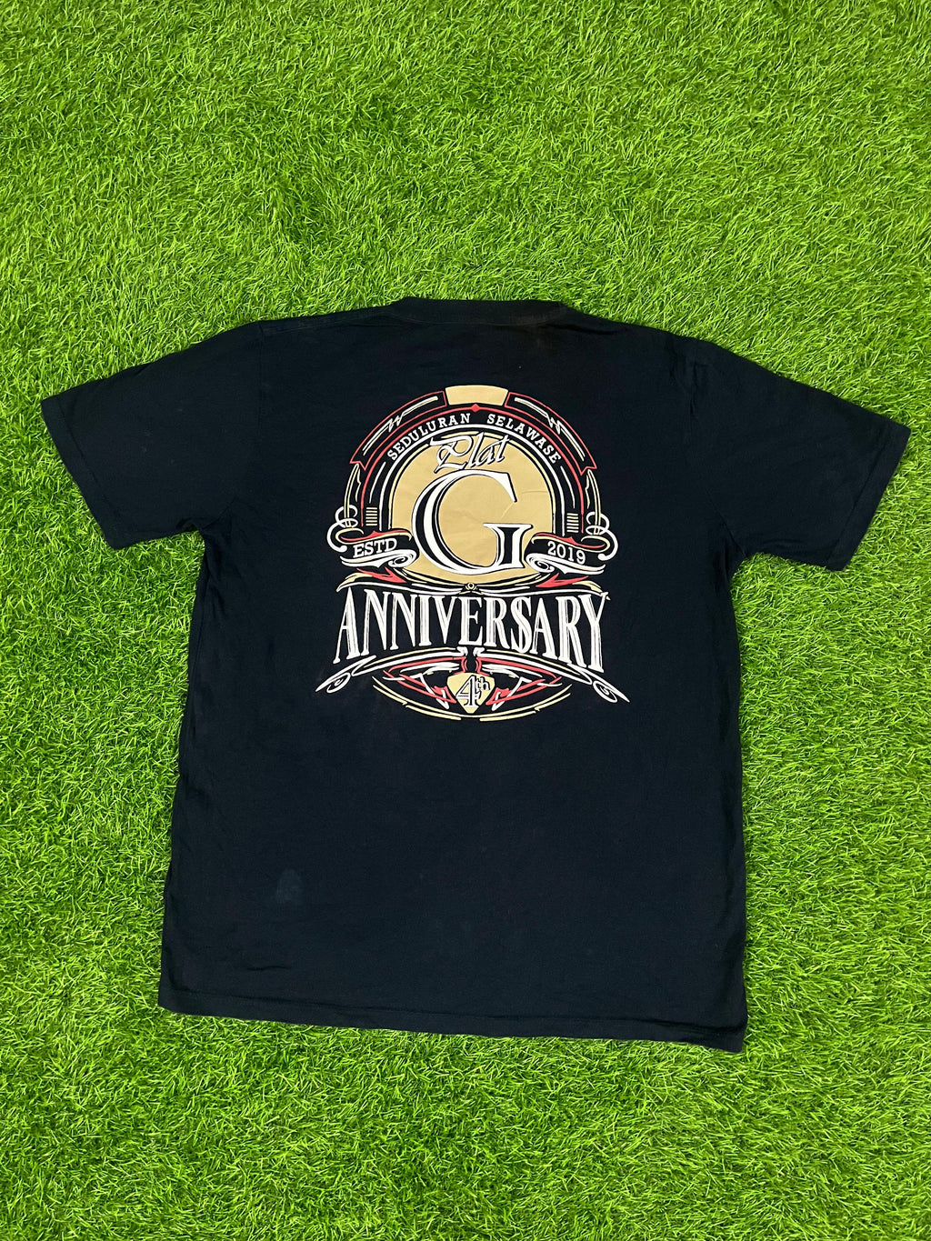 Vintage Black “Plat G Anniversary” Graphic Tee