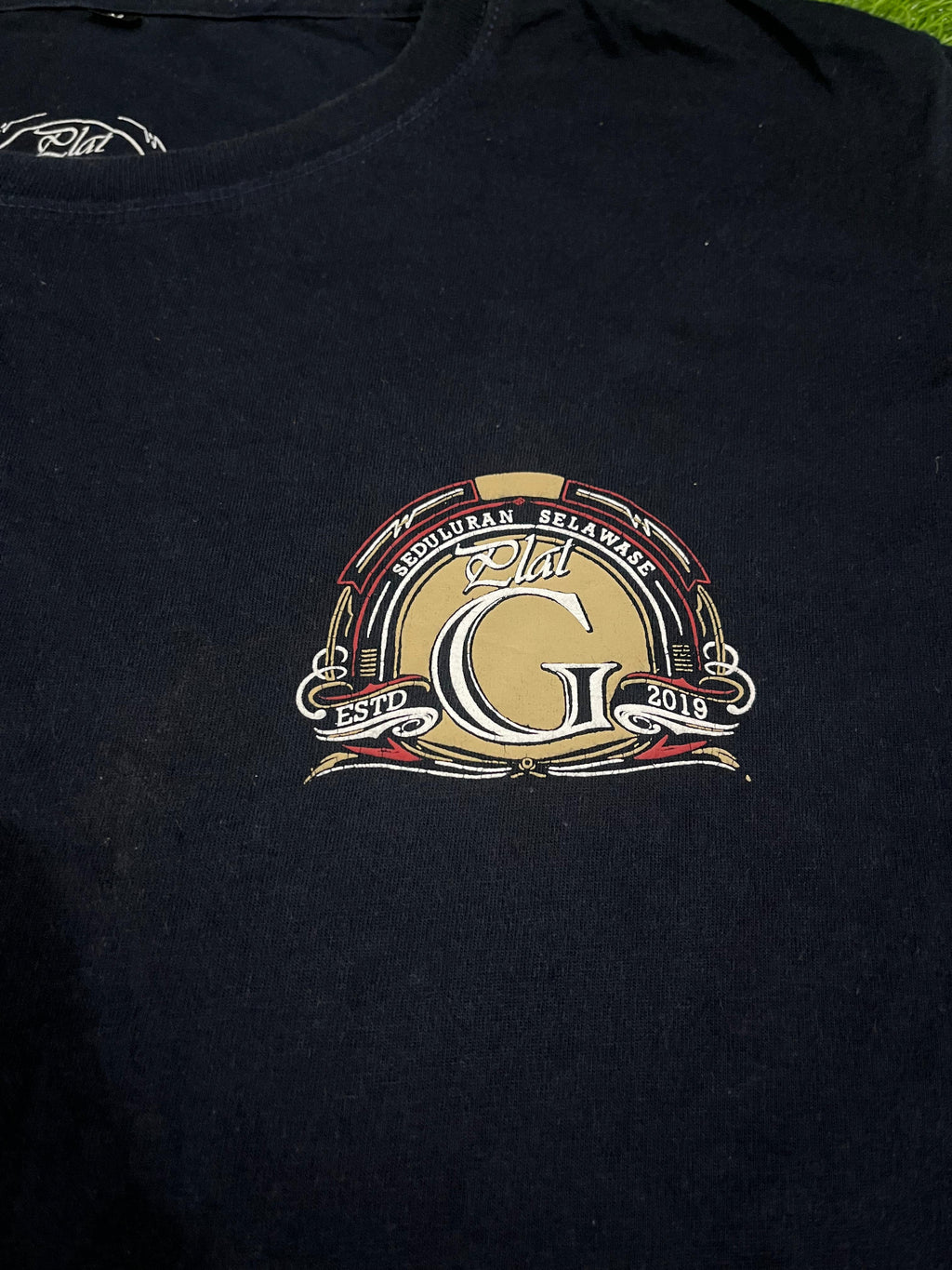 Vintage Black “Plat G Anniversary” Graphic Tee
