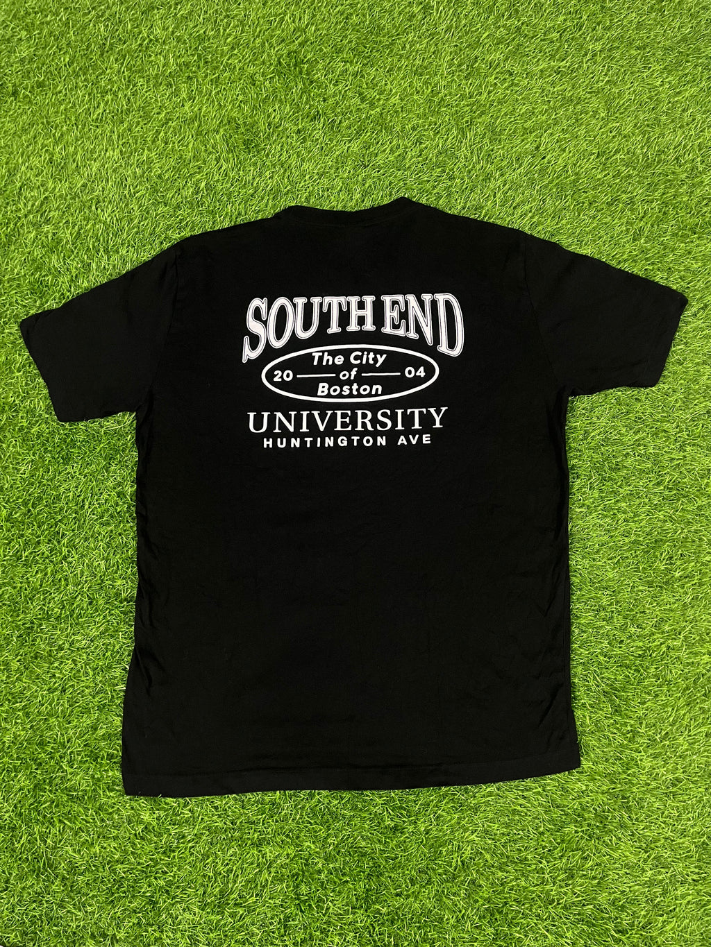 South End Boston University Graphic Black T-Shirt