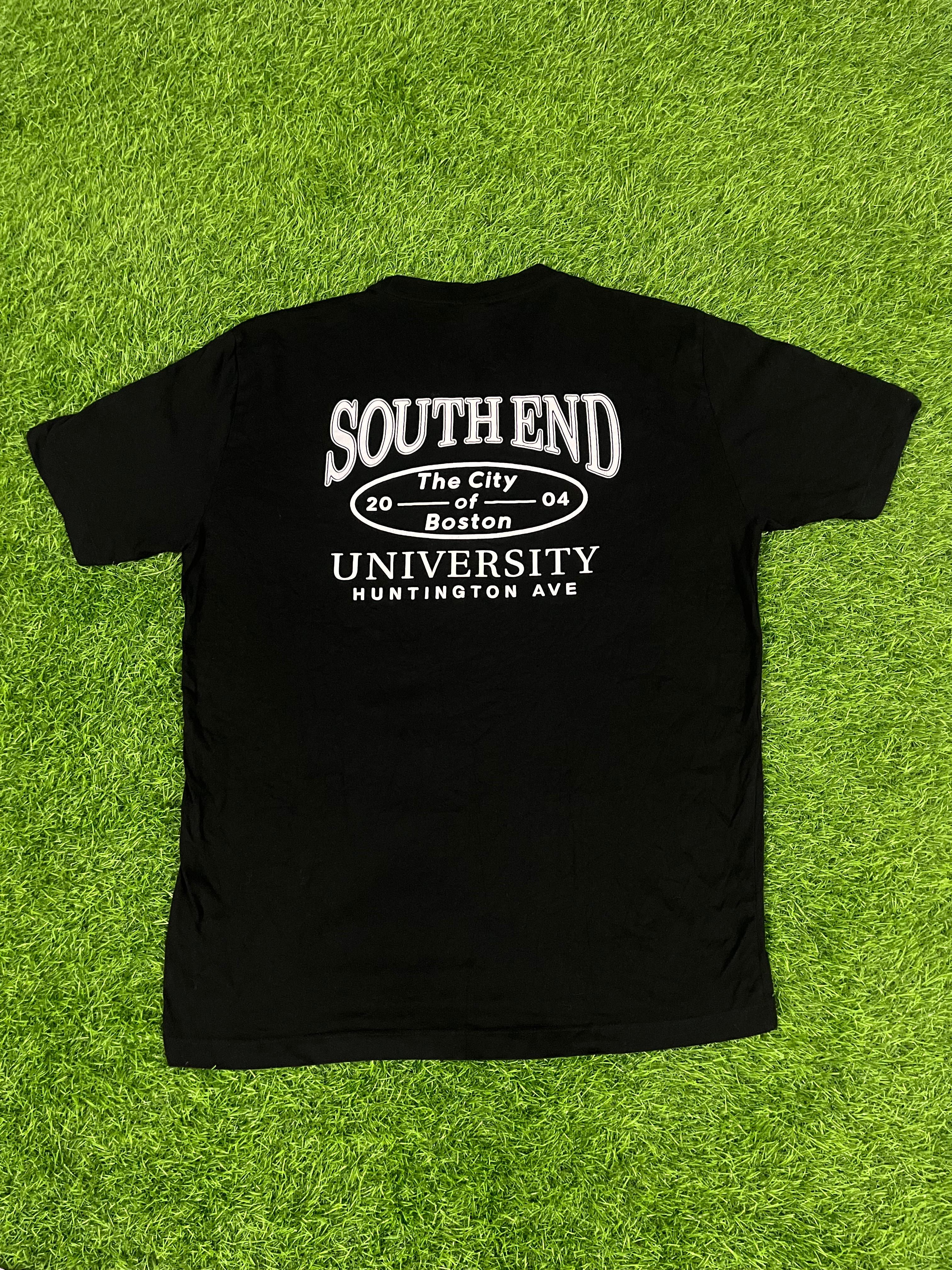 South End Boston University Graphic Black T-Shirt