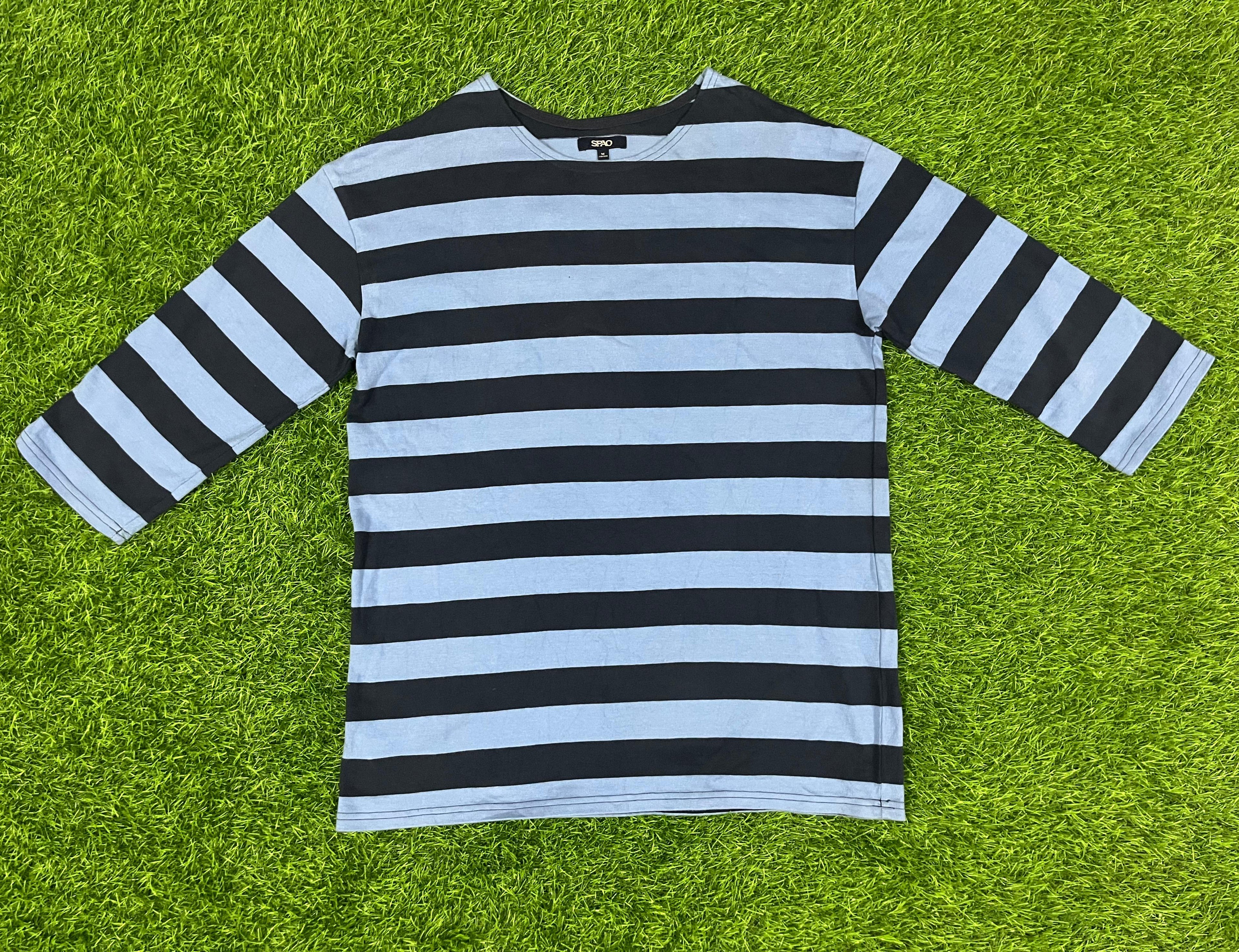 SPAO Striped 3/4 Sleeve T-Shirt – Size M