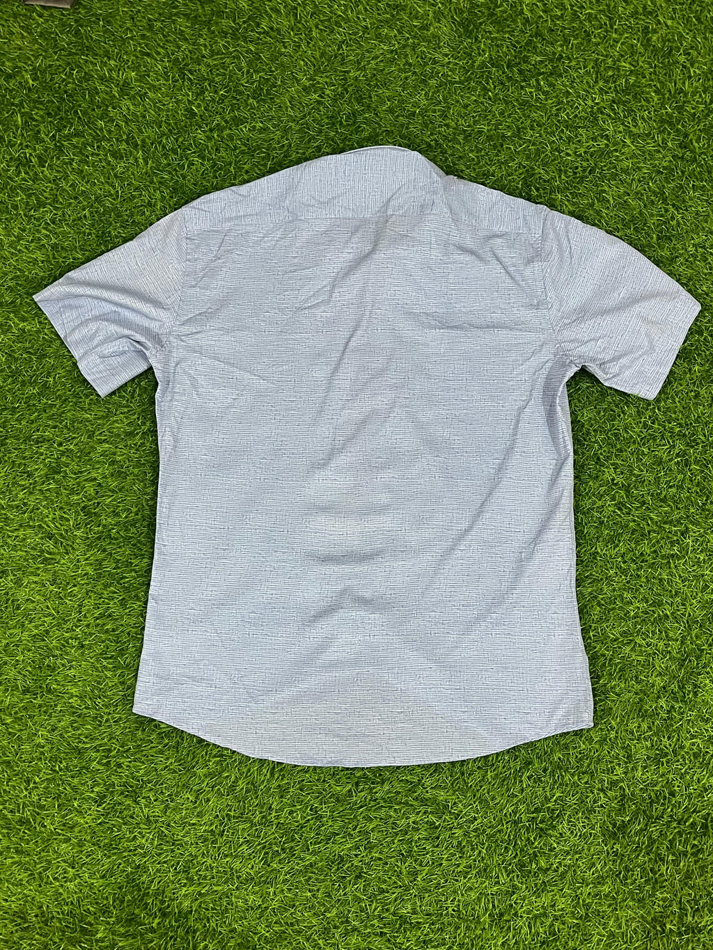 Paul Blanc Classic Light Blue Short Sleeve Shirt – Size 105