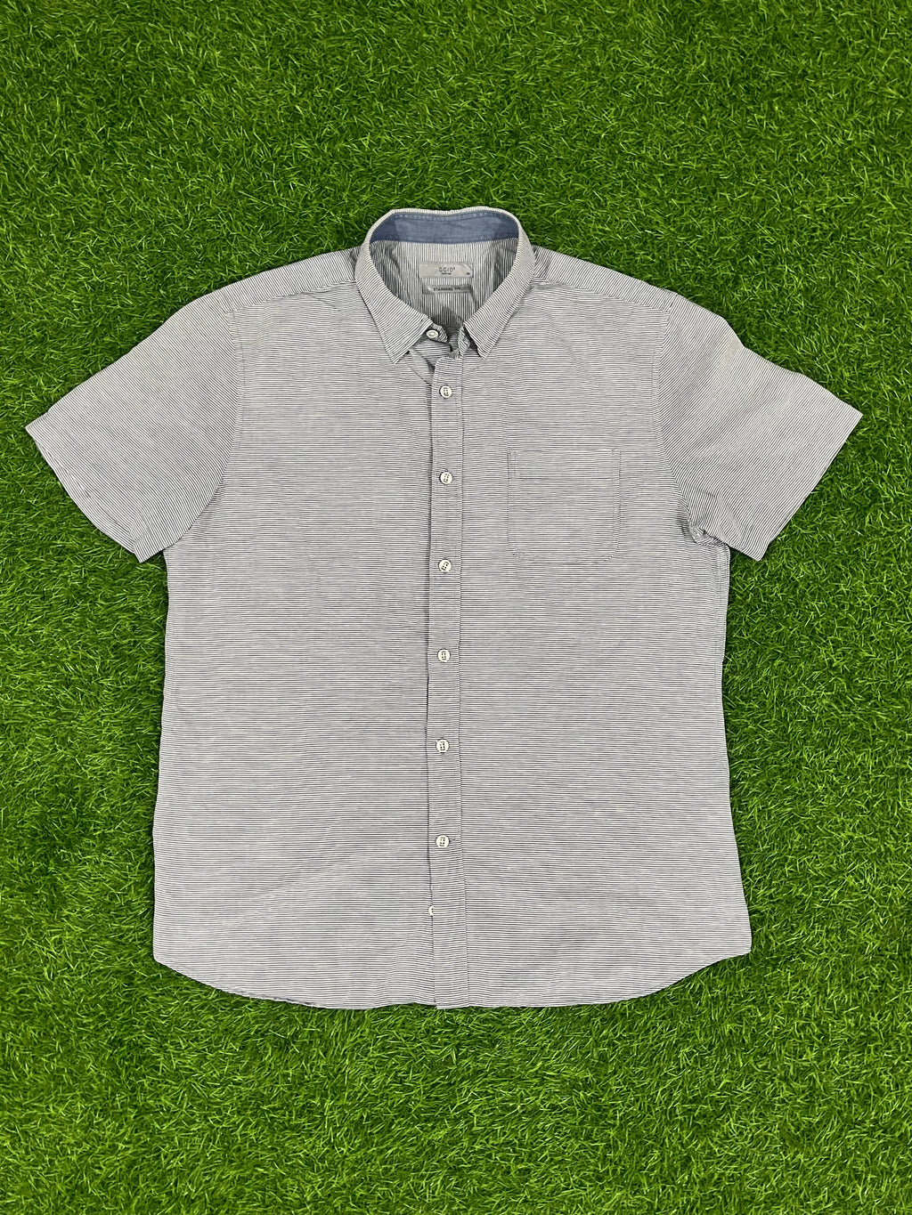 GGIO² Standard Fit Striped Short-Sleeve Shirt – Size 105 (Chest 22”)