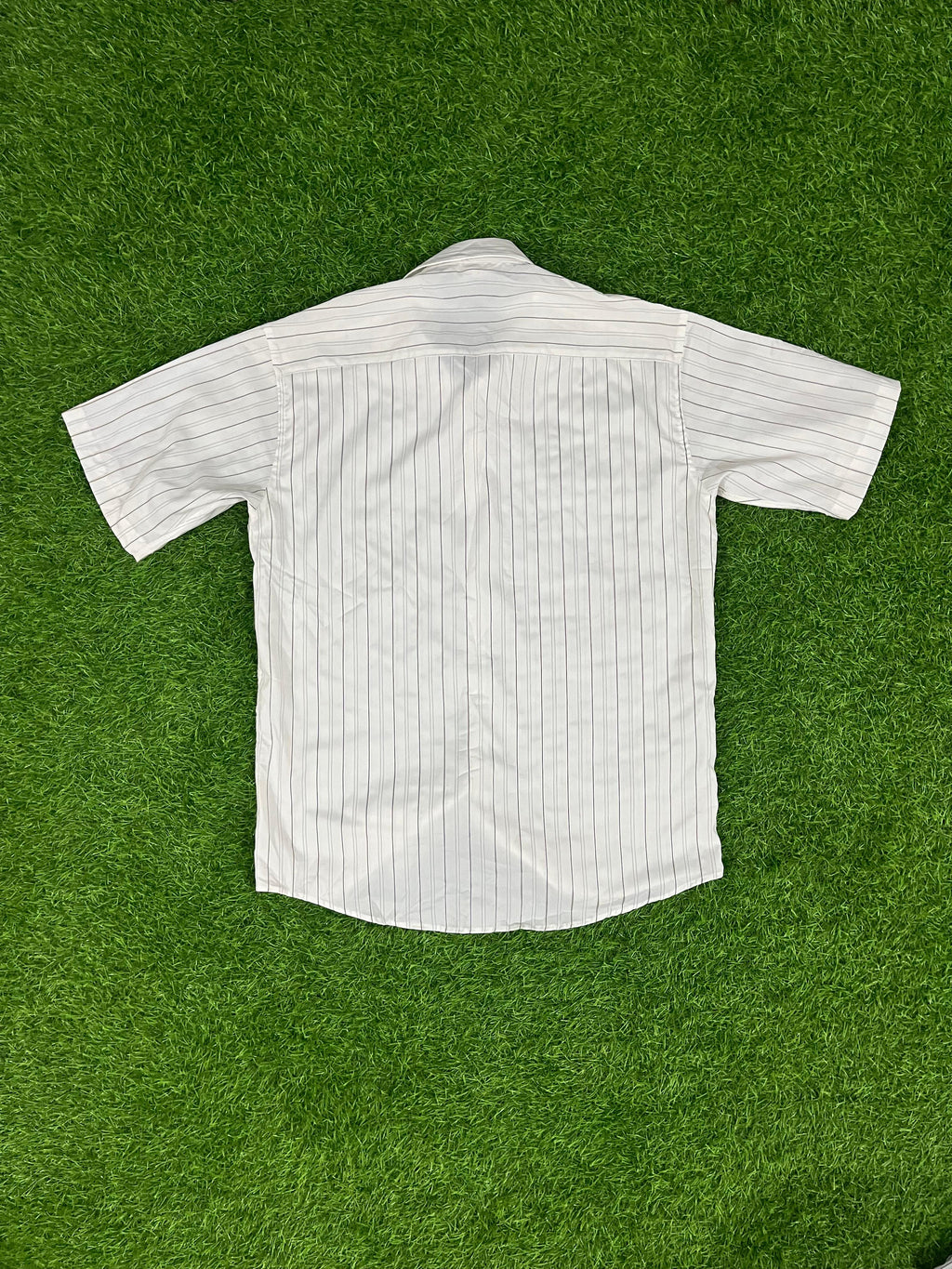 Cello White Striped Formal Shirt – Men’s Medium