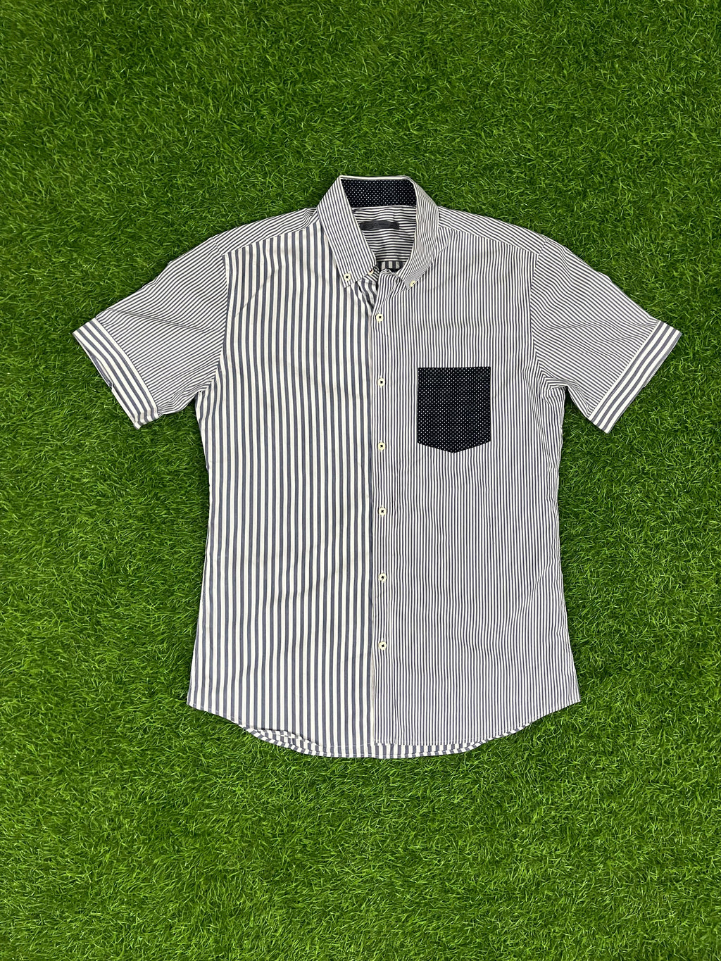 STCO Skinny Fit Striped Short Sleeve Shirt – Size 100