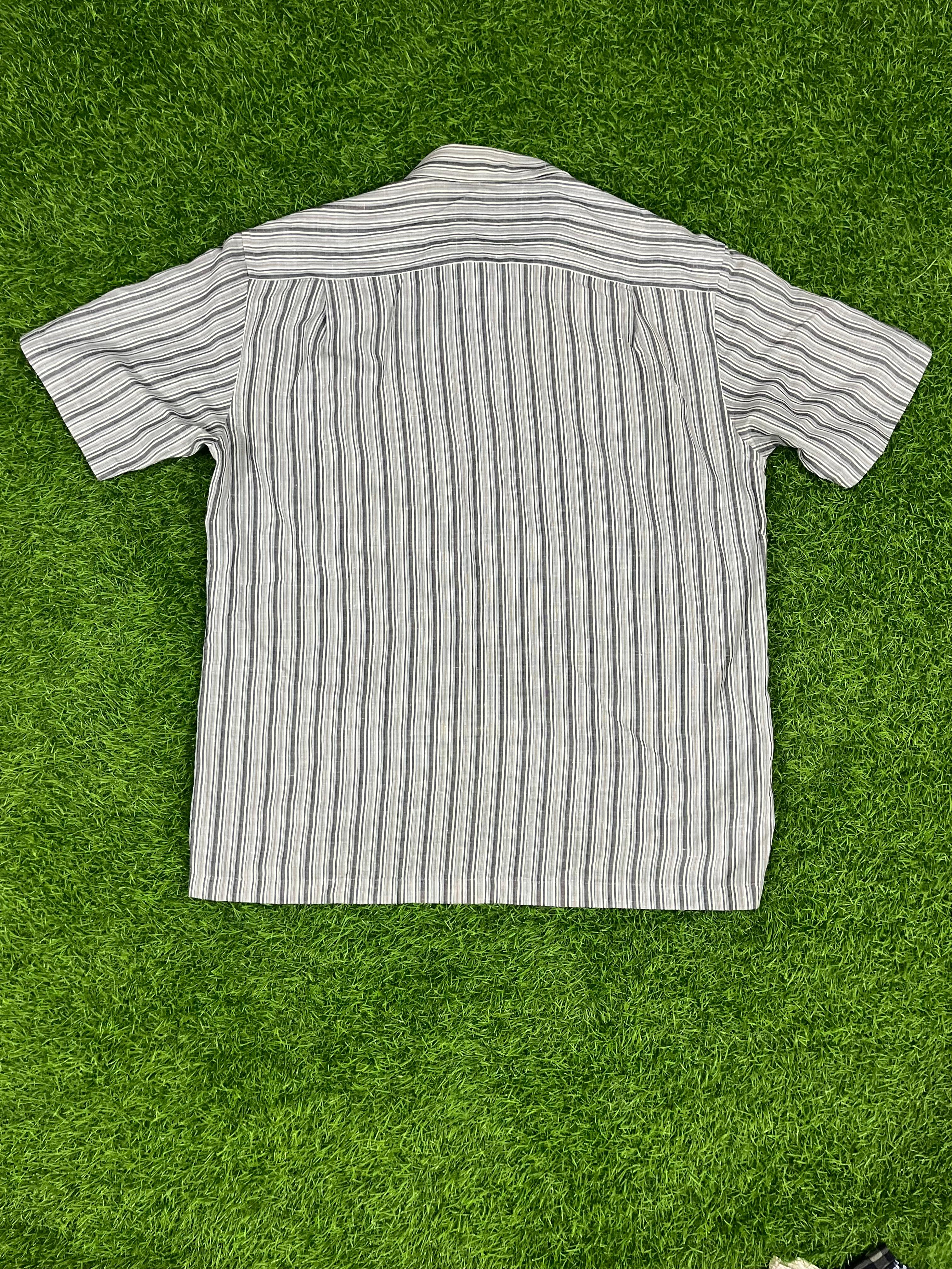 Rogatis Green Label Striped Short Sleeve Shirt – Oversized Fit