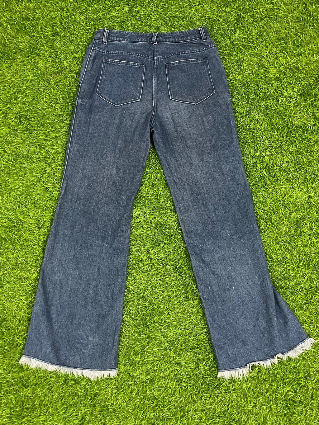 SYSTEM Flared Hem Denim Jeans