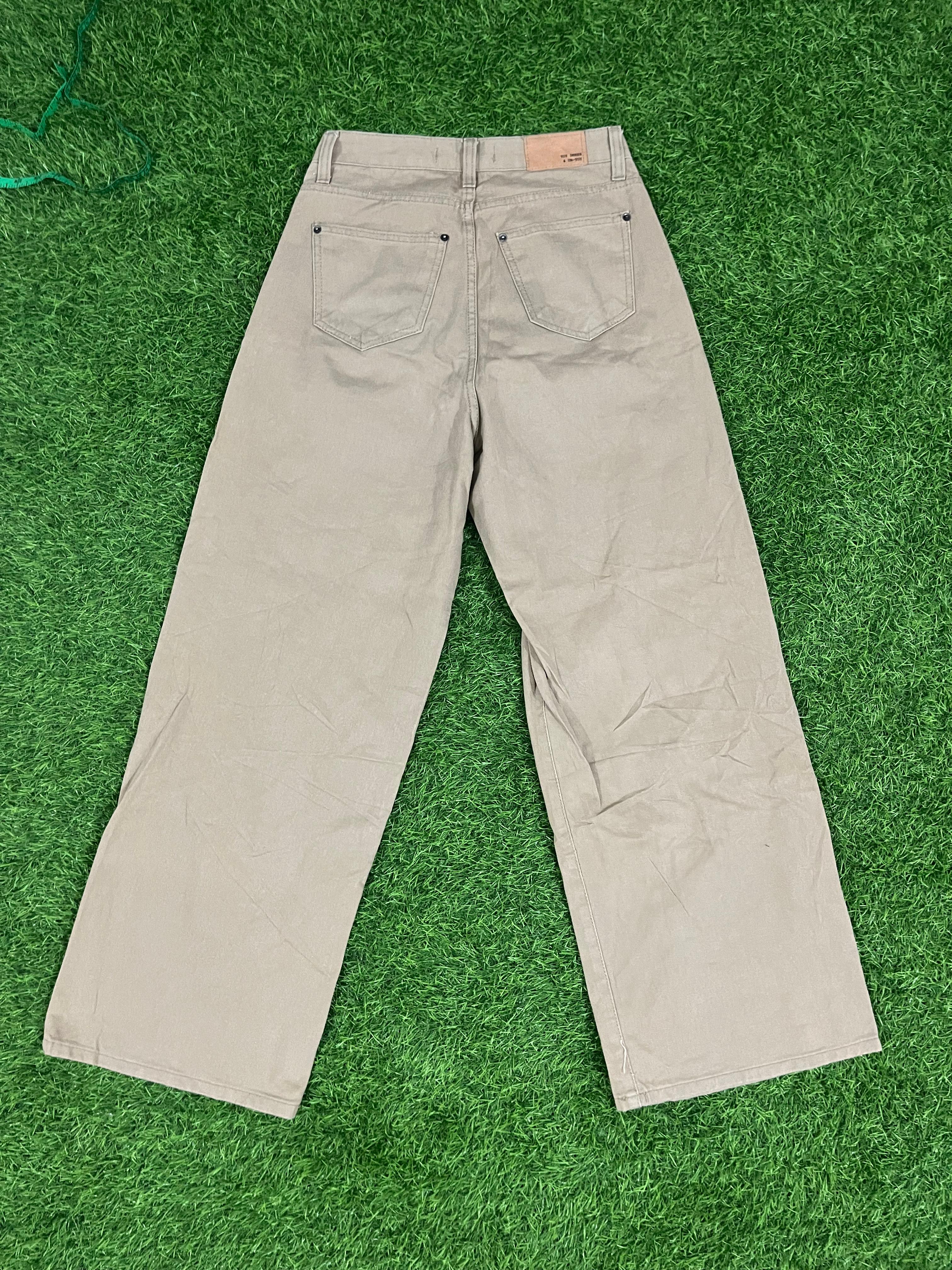 Vintage Beige Wide-Leg Pants – Toy Dress & Un-Toy