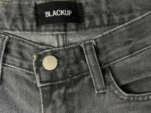 BLACKUP Grey Straight Jeans – Size W14 L41