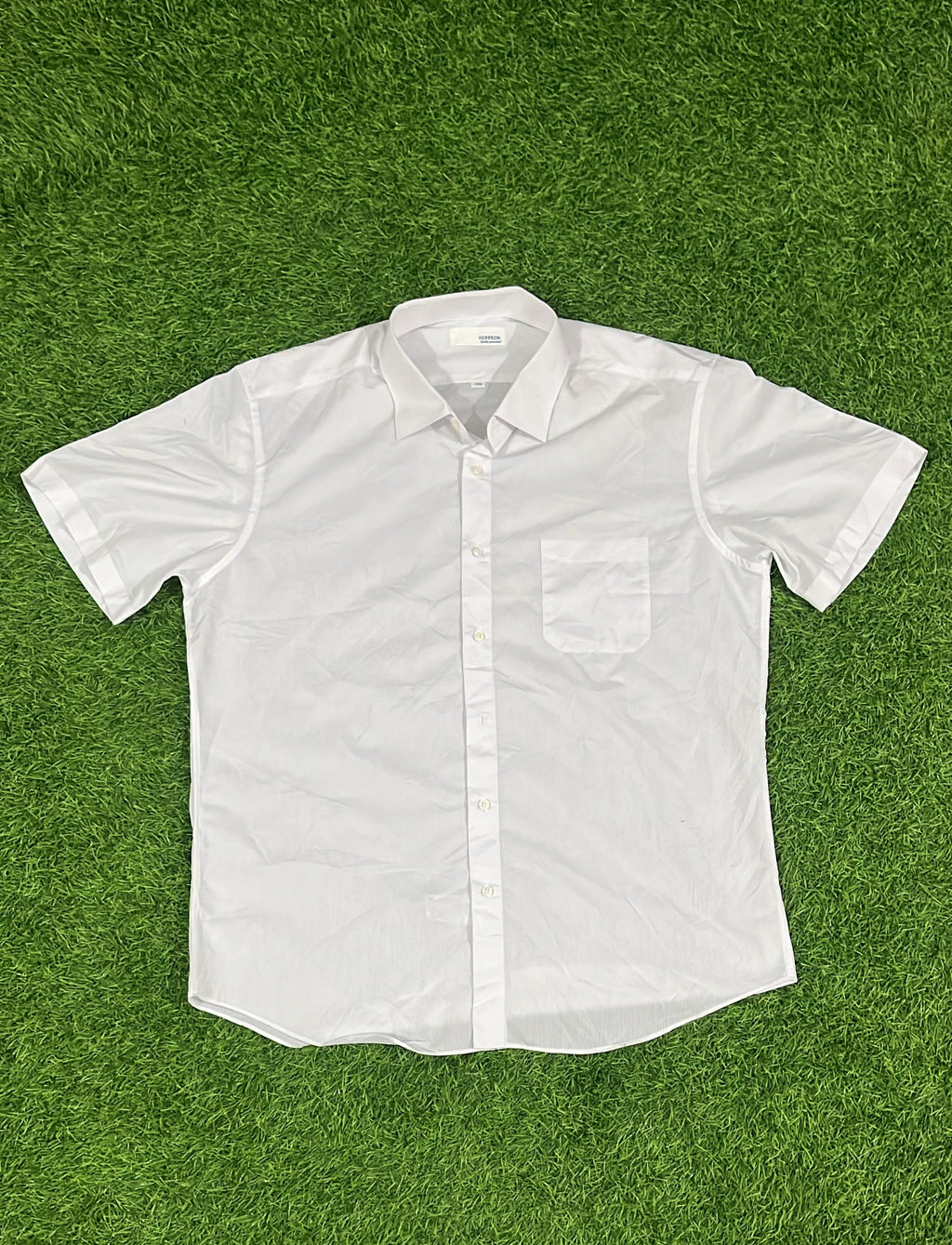 Herrbon Classic White Short-Sleeve Shirt – Regular Fit
