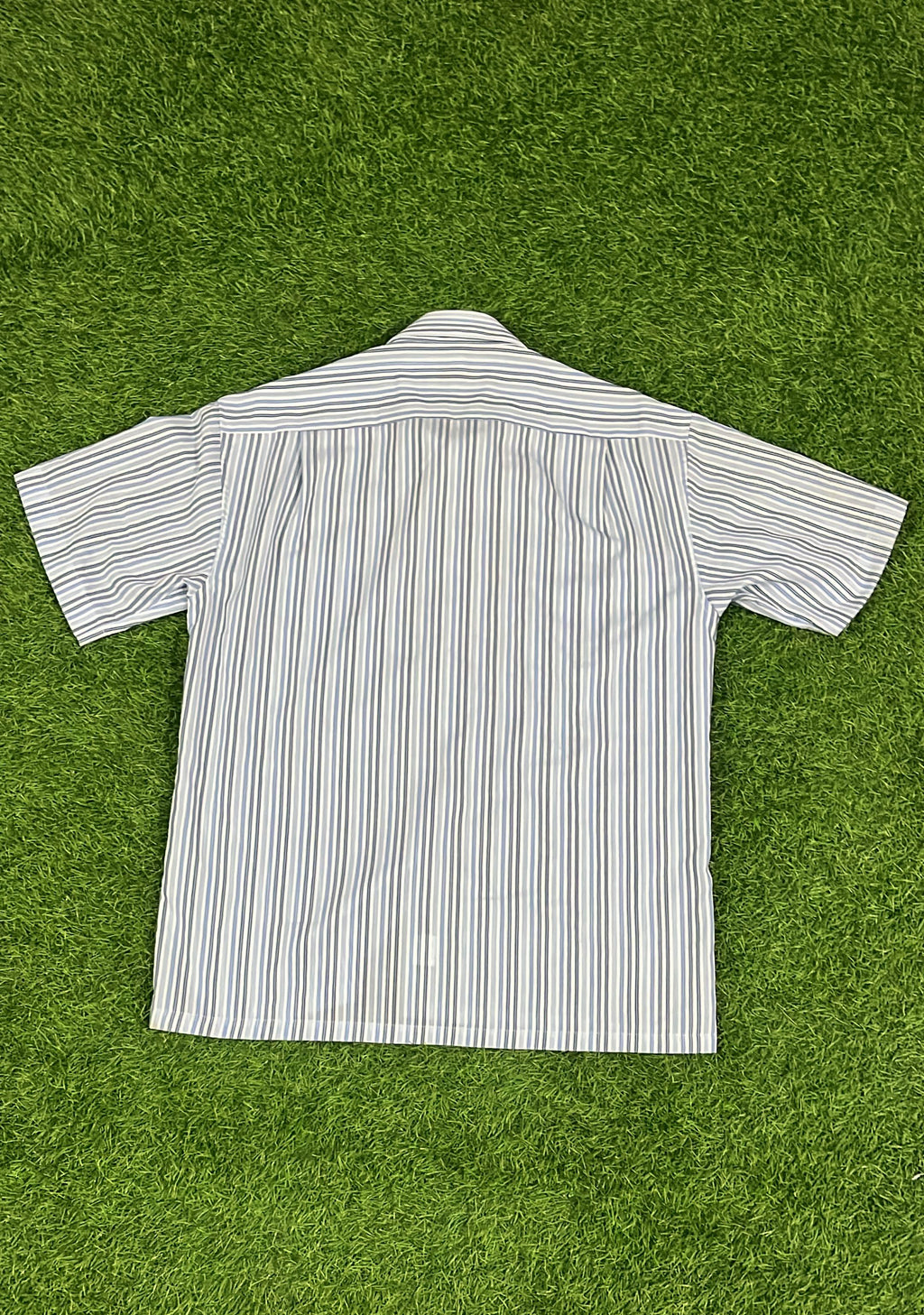 Vintage Regent Striped Shirt – Blue & White | Size 105