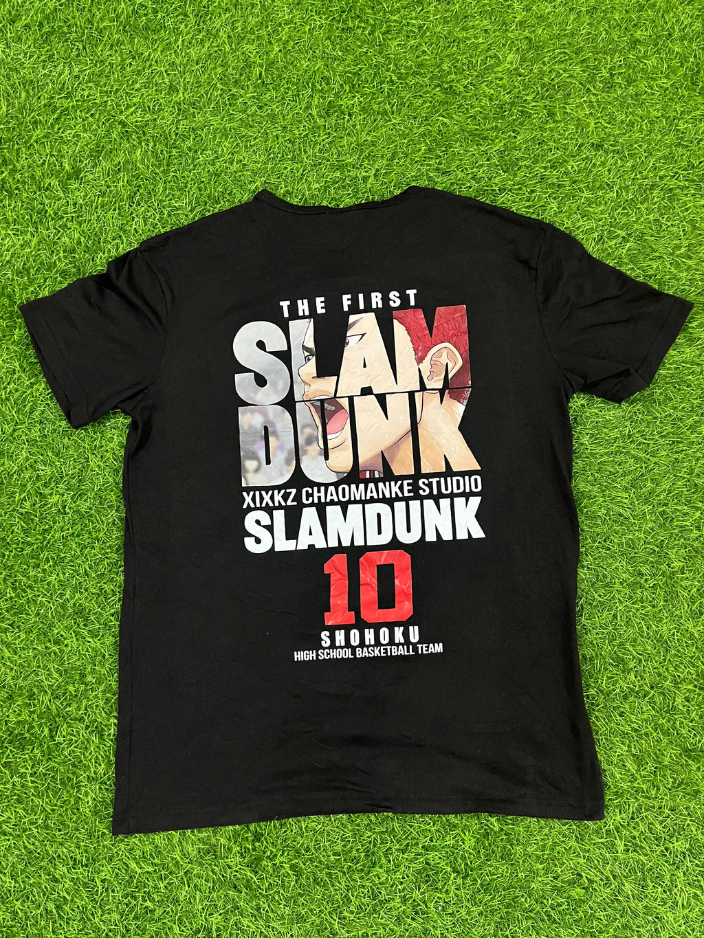 🏀 Slam Dunk Anime Graphic Tee – Shohoku Basketball Team #10