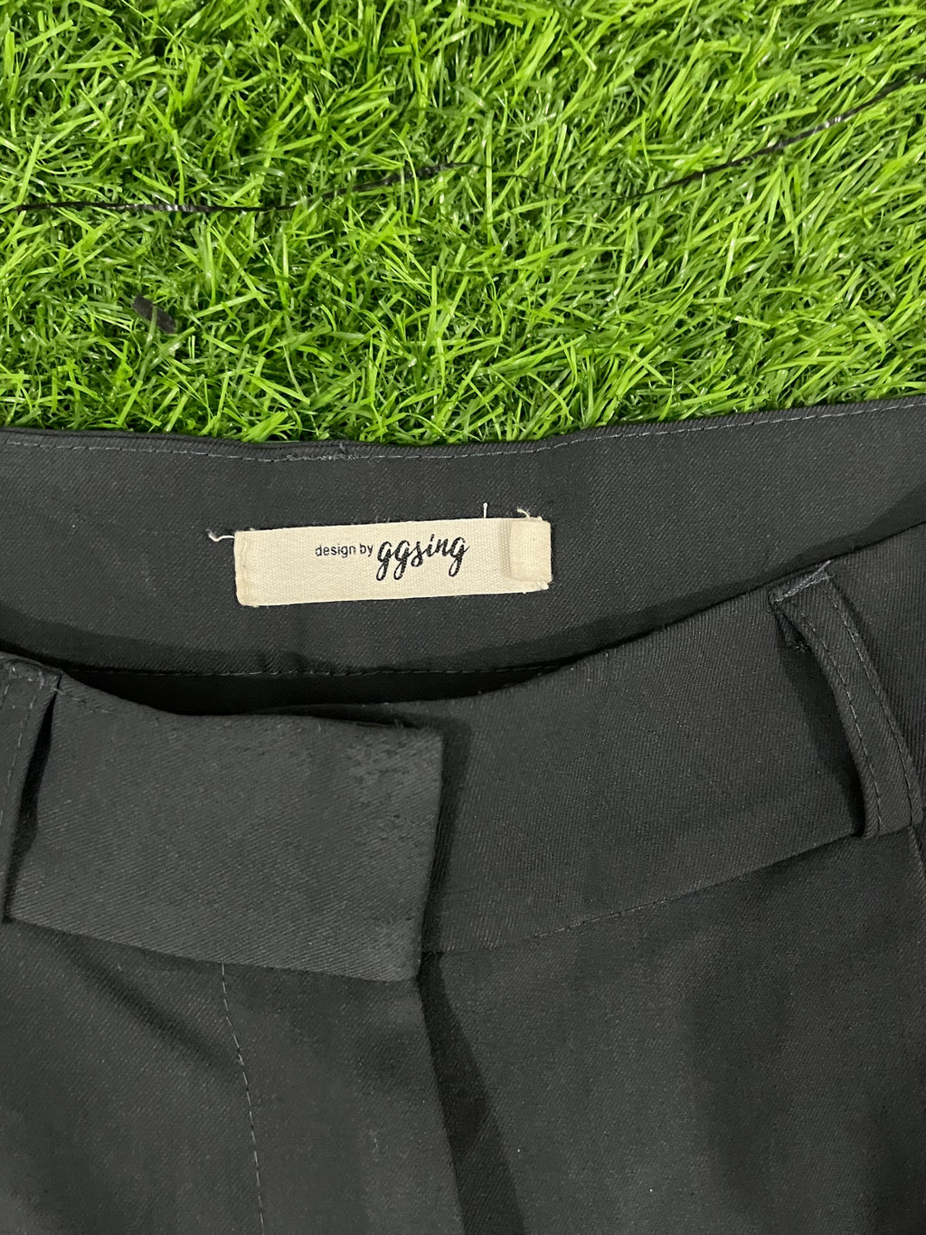 Design by GGSING Wide-Leg Black Trousers – Size XL