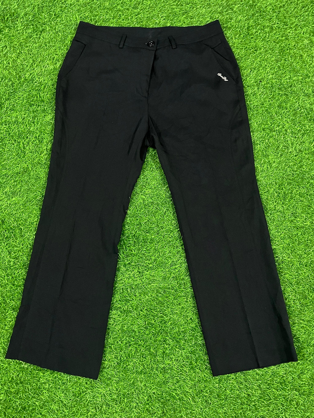 Sposa & Golf Black Straight-Leg Trousers – Size M