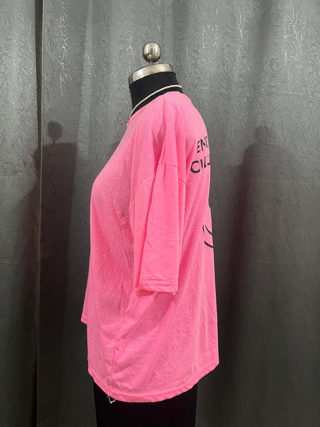 Bold Statement Pink Tee | Size XL