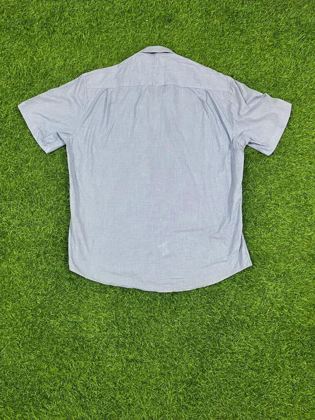 Roberta di Camerino Italy Light Blue Short Sleeve Shirt – Size L