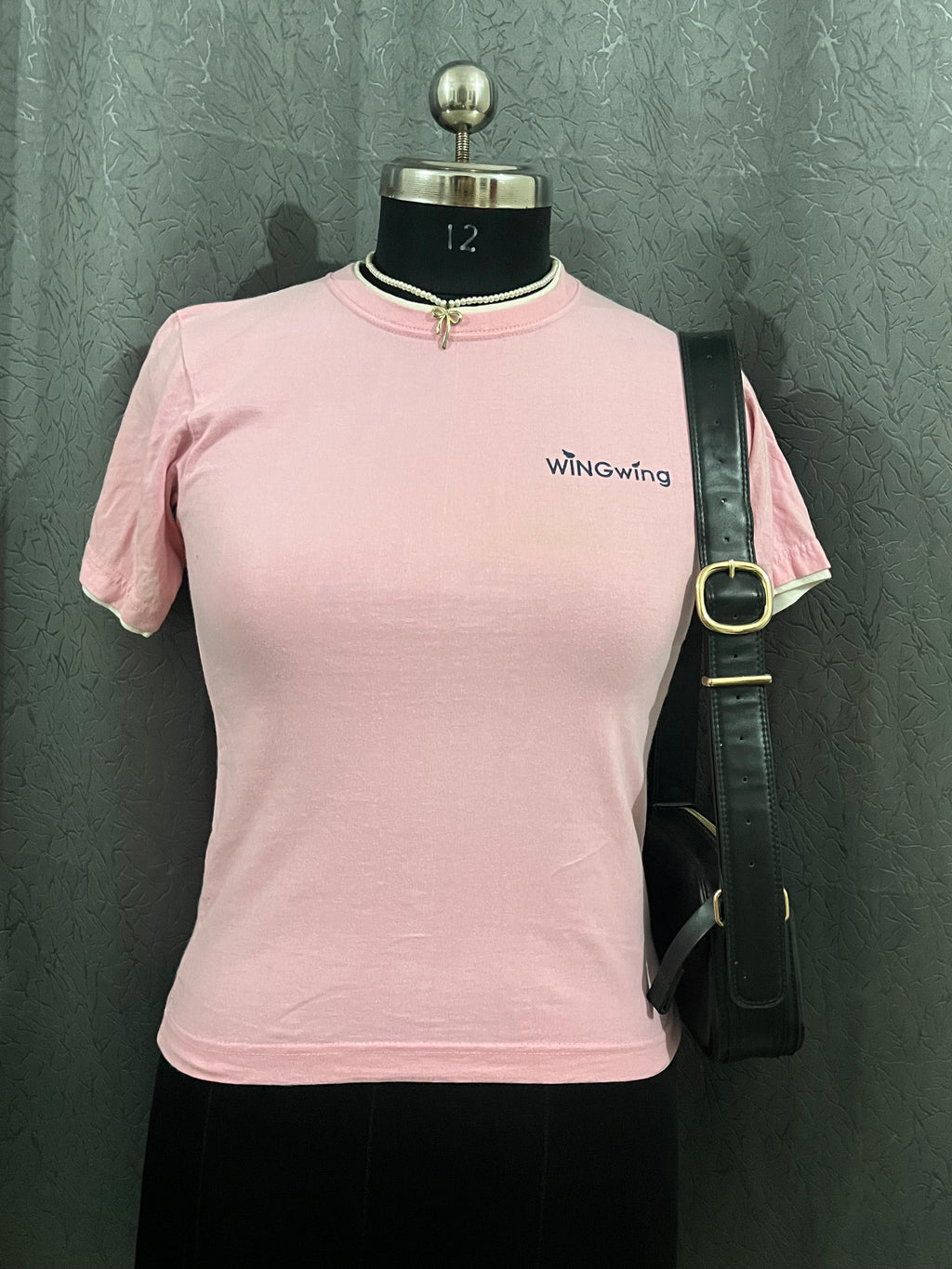 Pink WingWing Graphic Tee – Size M