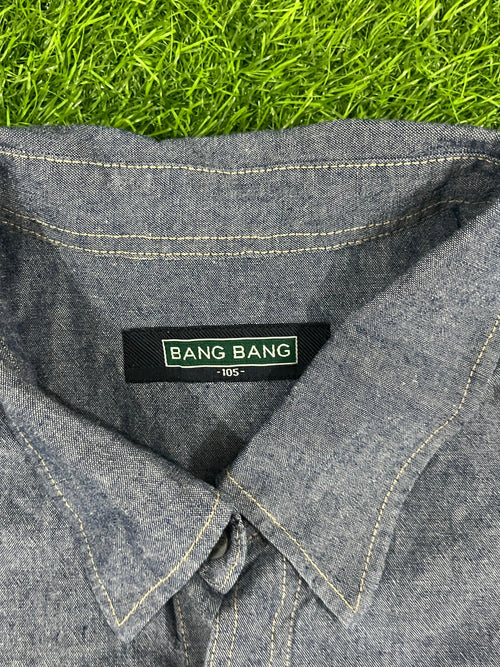 Bang Bang Denim Short Sleeve Shirt – Size XL