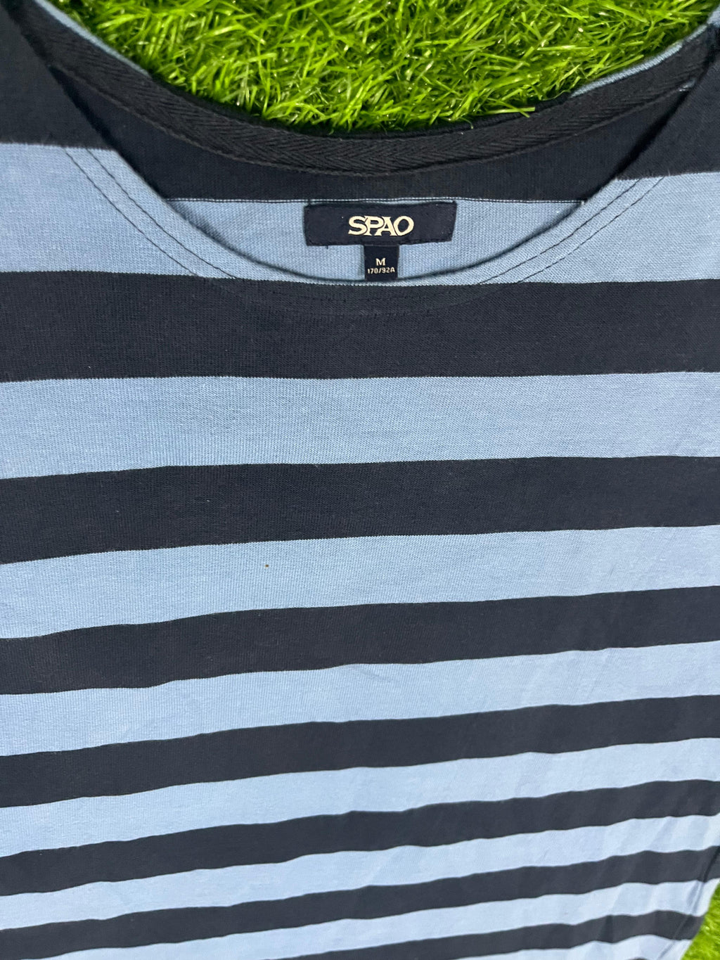 SPAO Striped 3/4 Sleeve T-Shirt – Size M