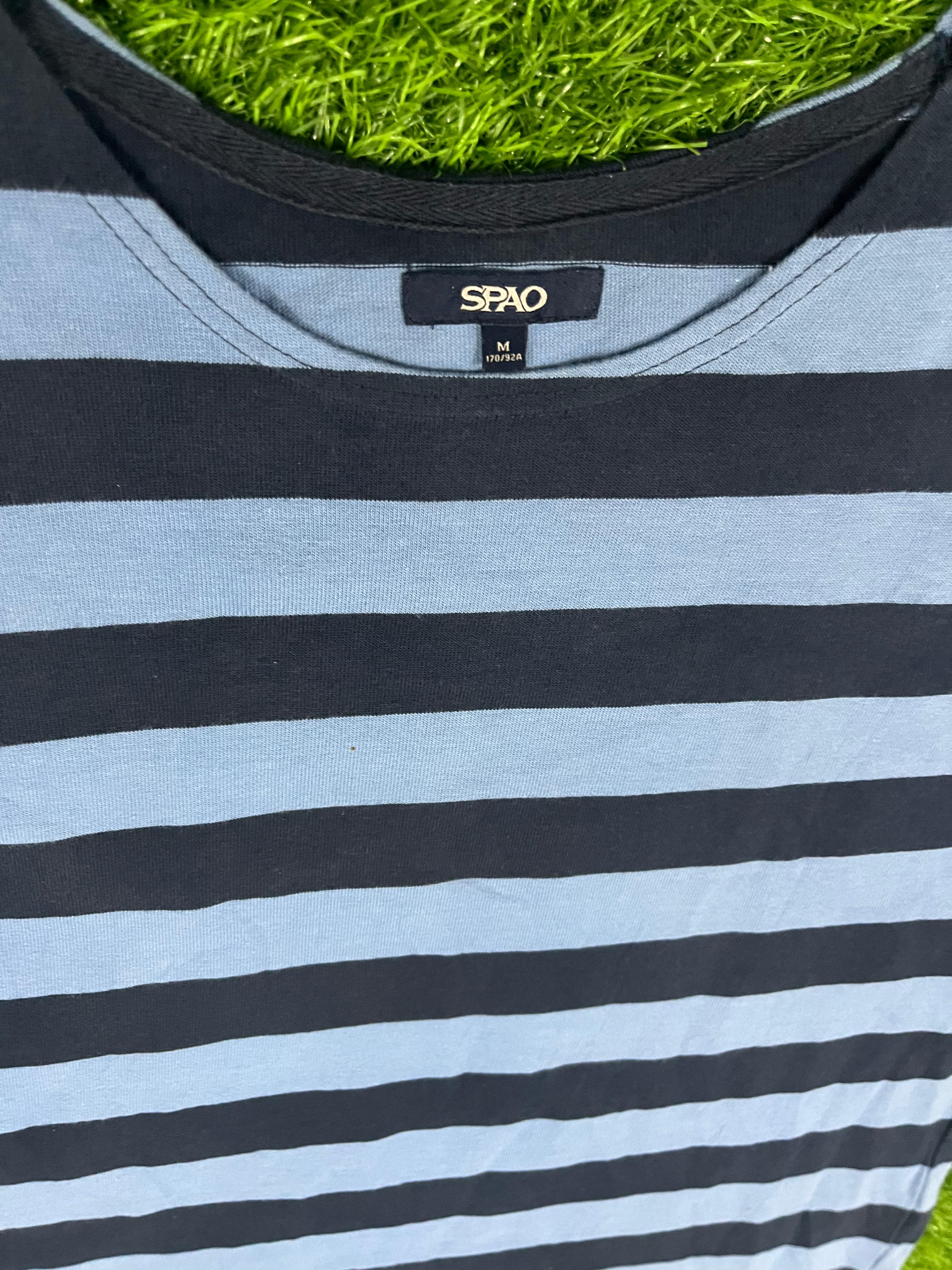 SPAO Striped 3/4 Sleeve T-Shirt – Size M