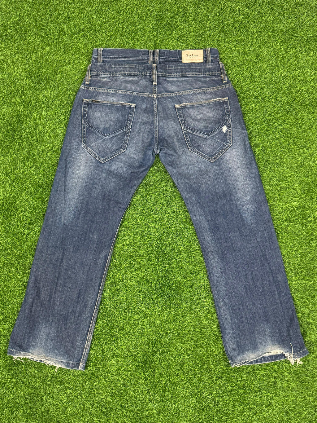 Salsa Jeans Distressed Denim – Vintage Blue – Waist 36 / Length 40