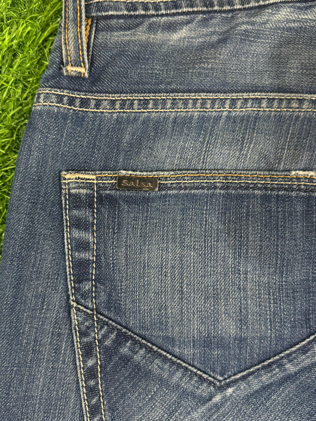 Salsa Jeans Distressed Denim – Vintage Blue – Waist 36 / Length 40